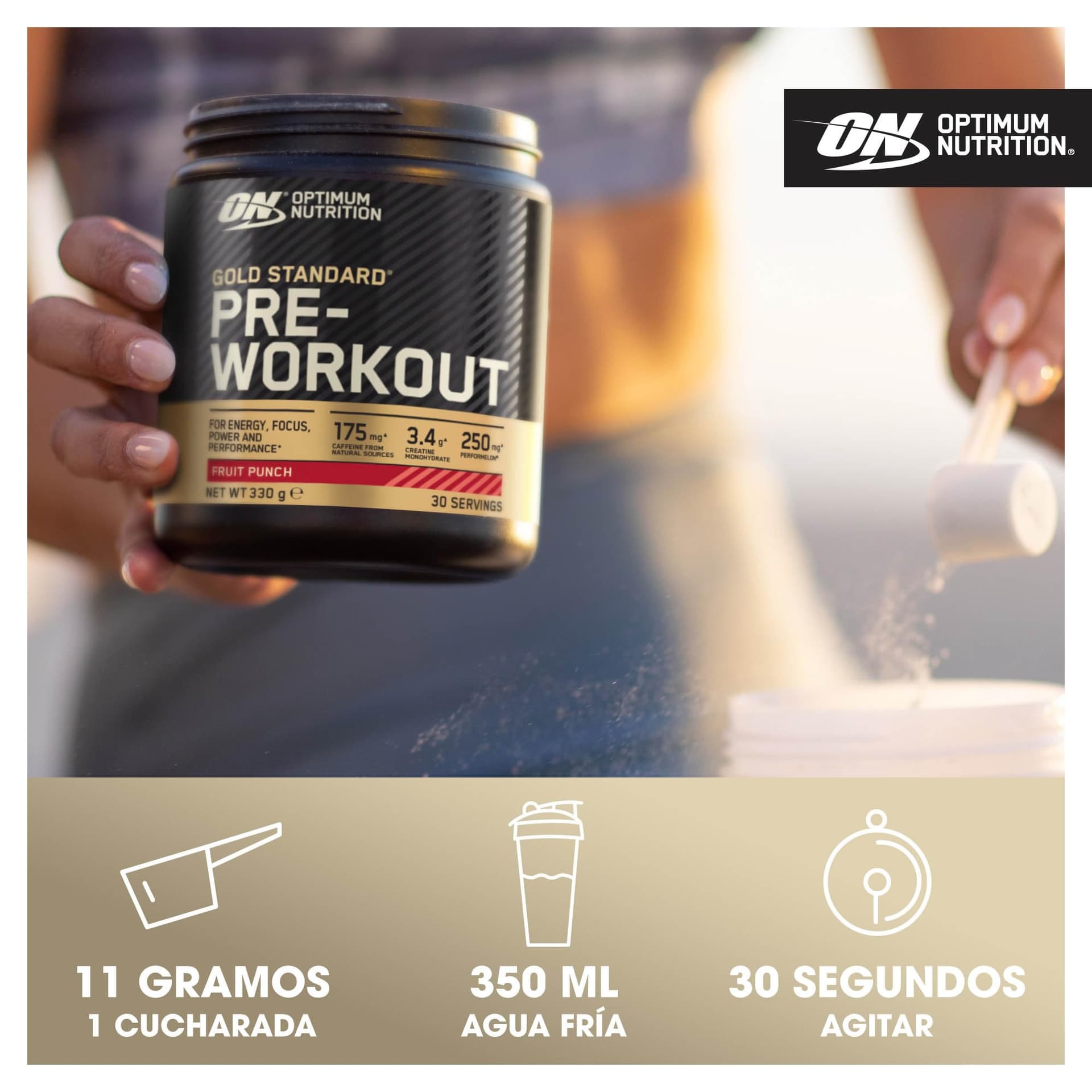 Optimum Nutrition Gold Standard Pre Workout Powder – Bild 4
