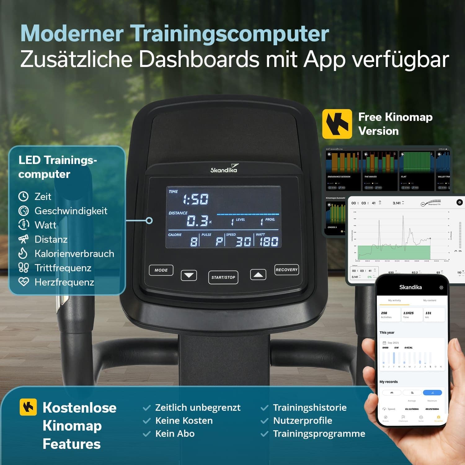Skandika Crosstrainer für Zuhause Treliv P22 – Bild 5