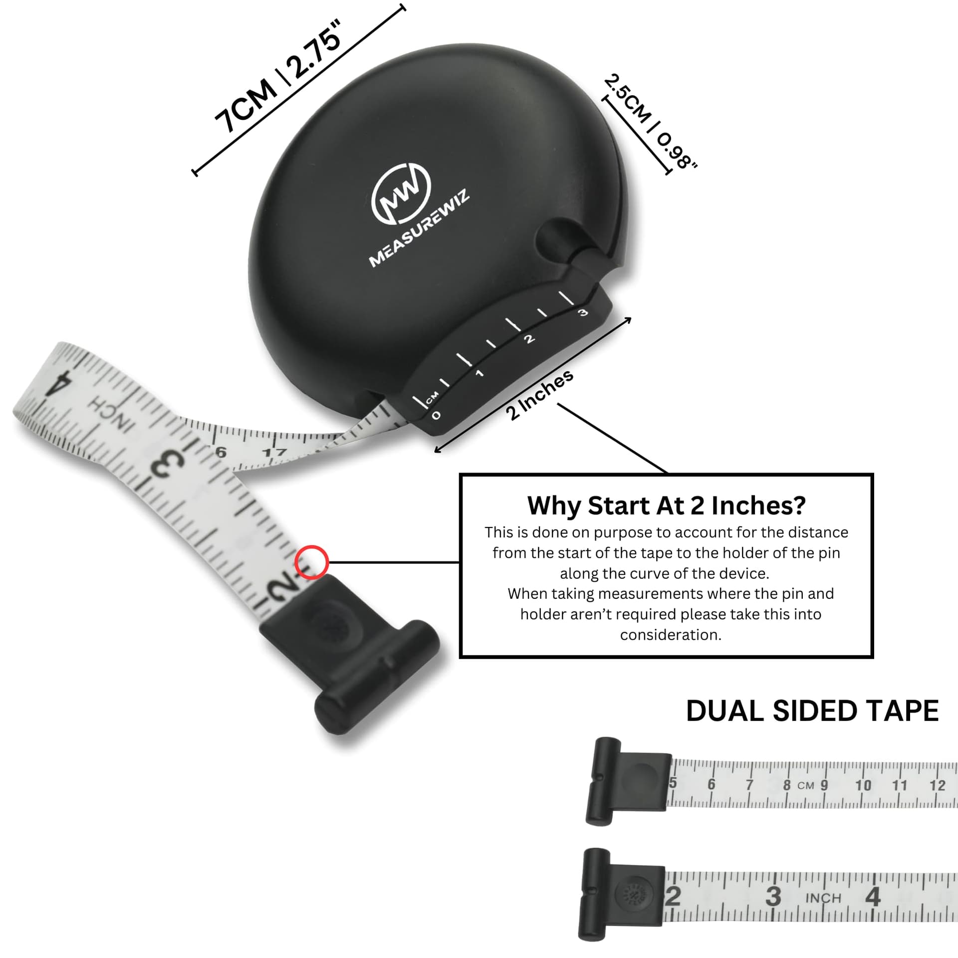 MeasureWiz Body Tape Measure – Bild 2