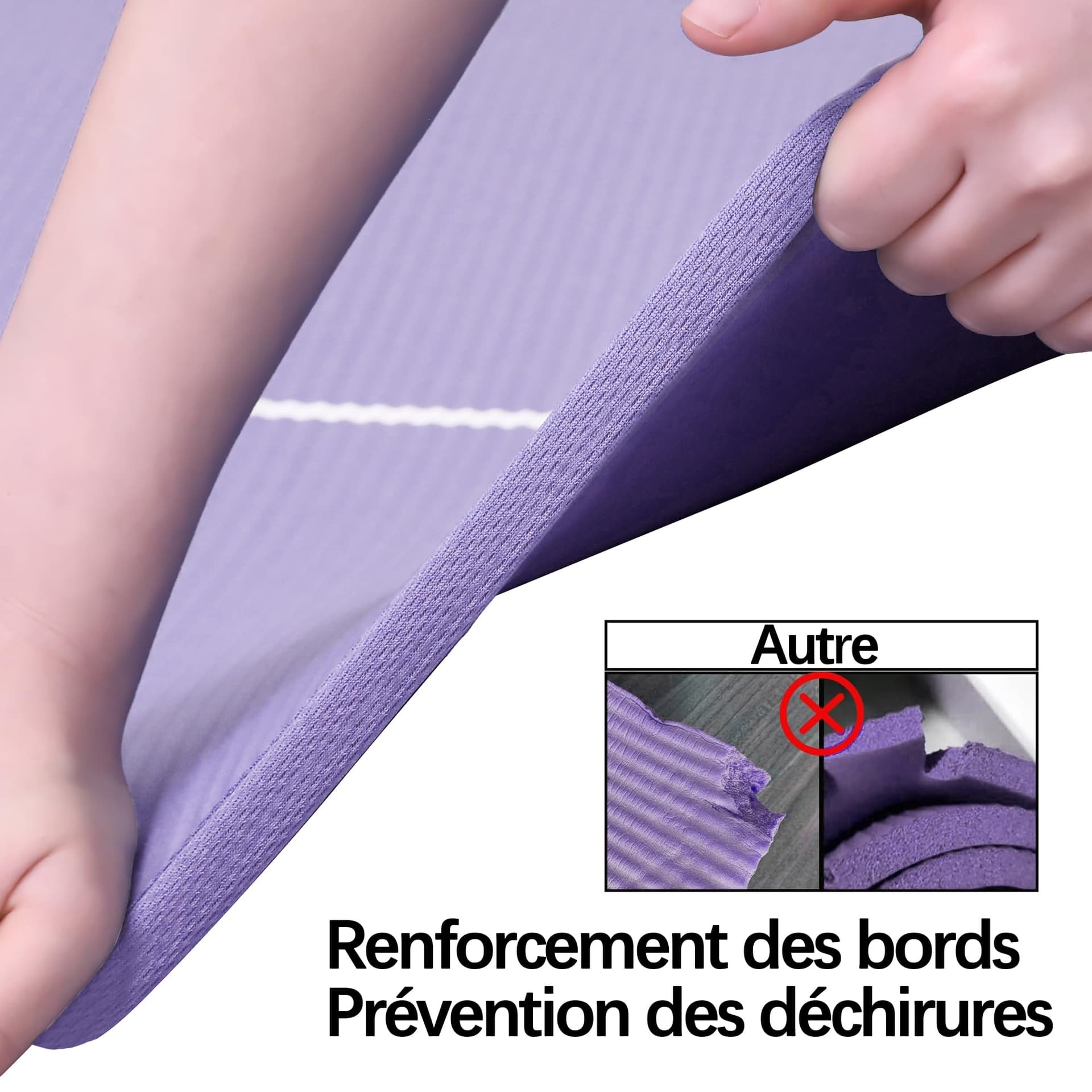 PROIRON Tapis de Yoga Epais 10MM – Bild 3