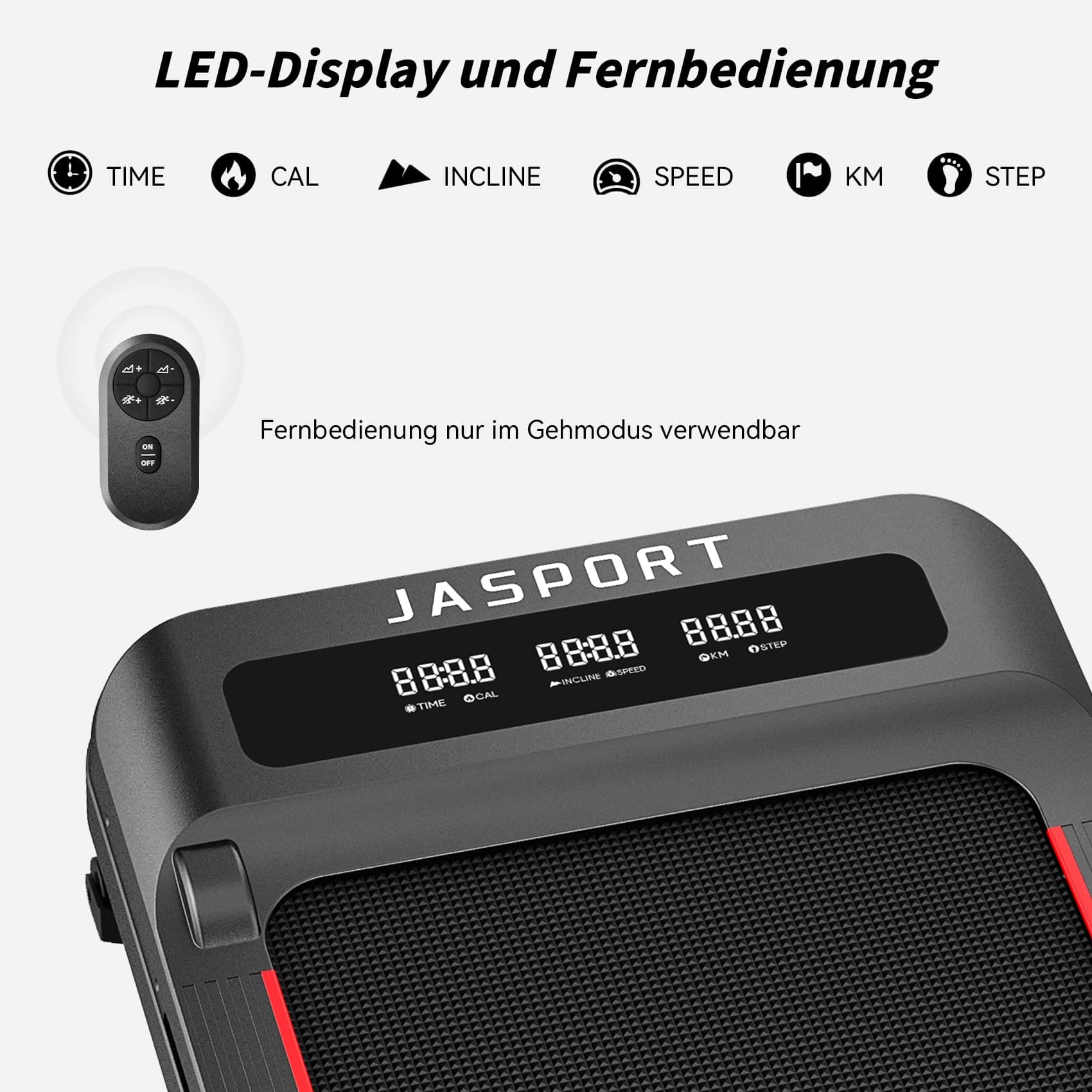 JASPORT GL3H Laufband mit 12° Steigung – Bild 8