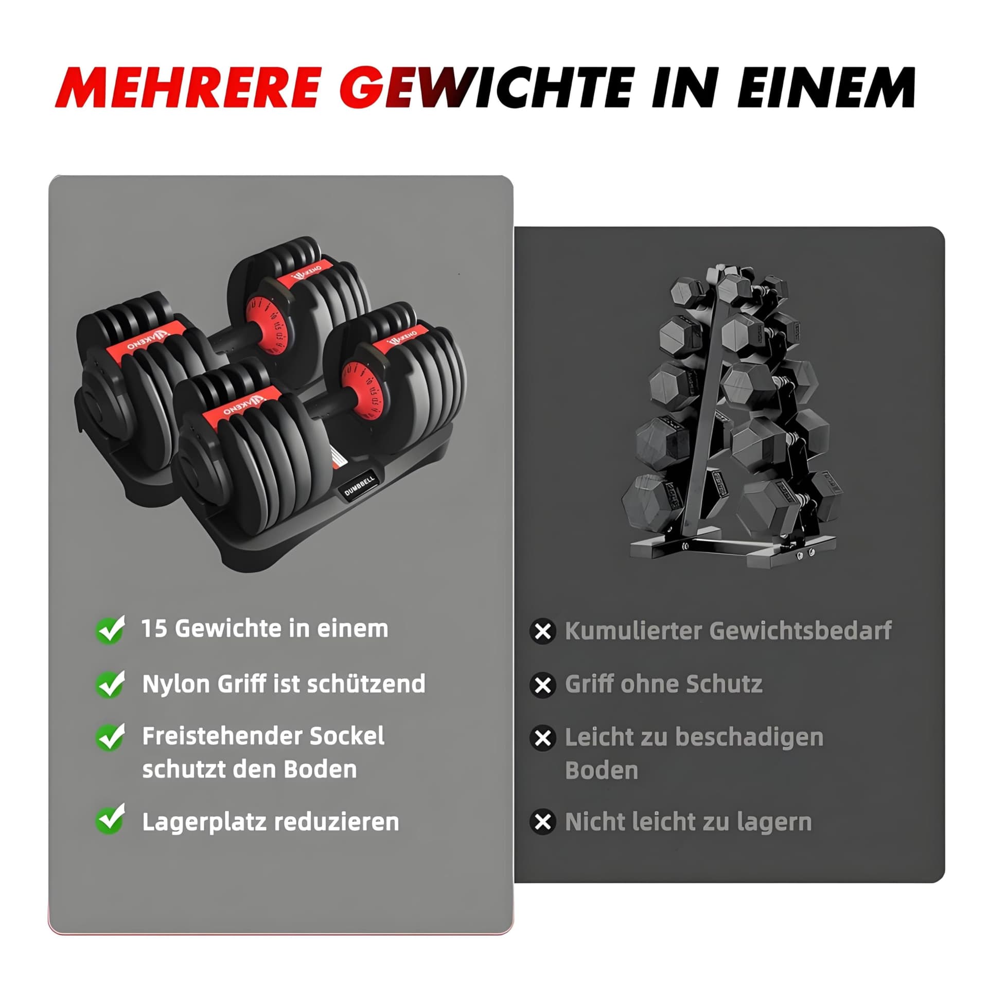 HAKENO 2x24kg – Bild 5