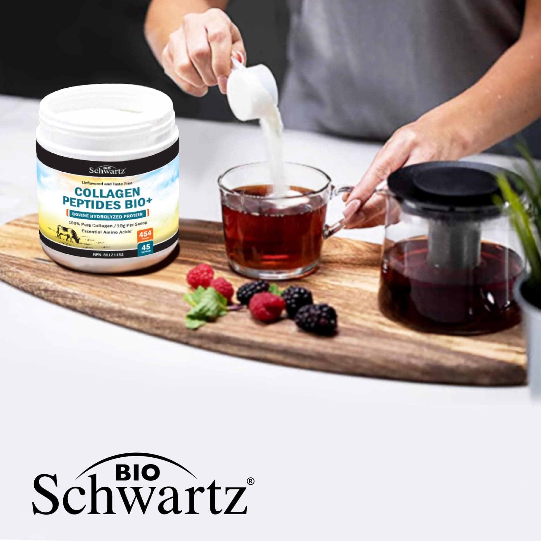 BioSchwartz Collagen Peptides Powder – Bild 6