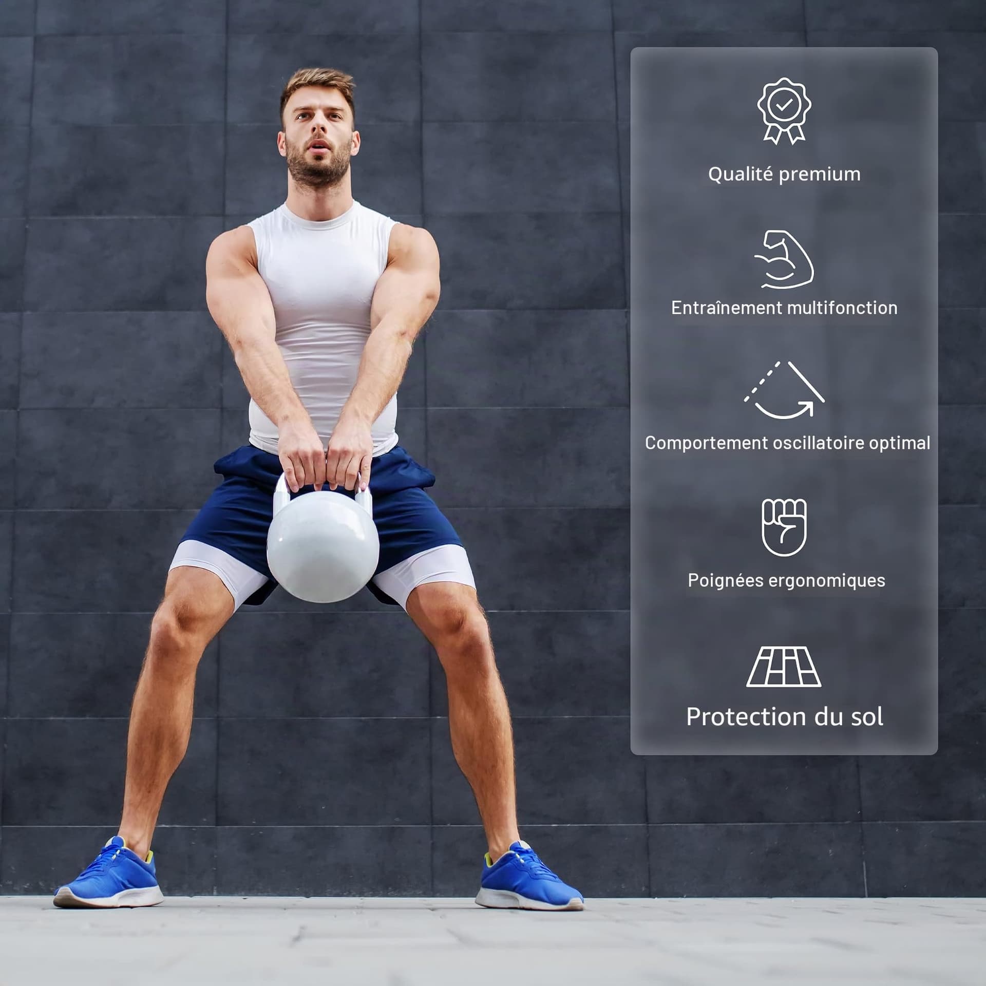 MSPORTS Kettlebell Competition 8 kg – Bild 5