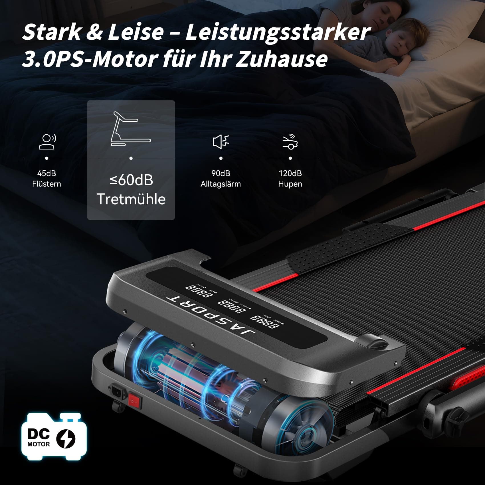 JASPORT GL3H Laufband mit 12° Steigung – Bild 4