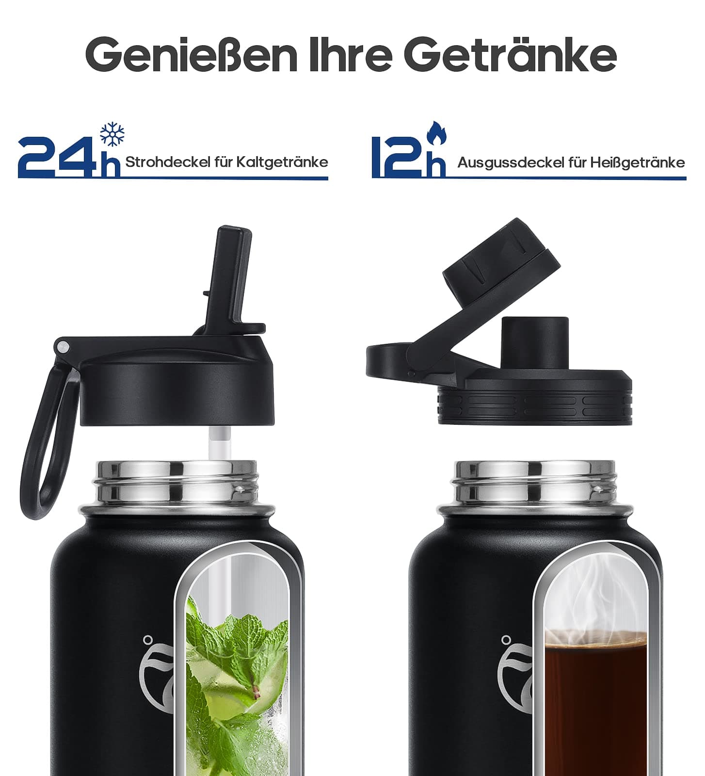 HydroPal Isolierflasche 1000ml – Bild 3