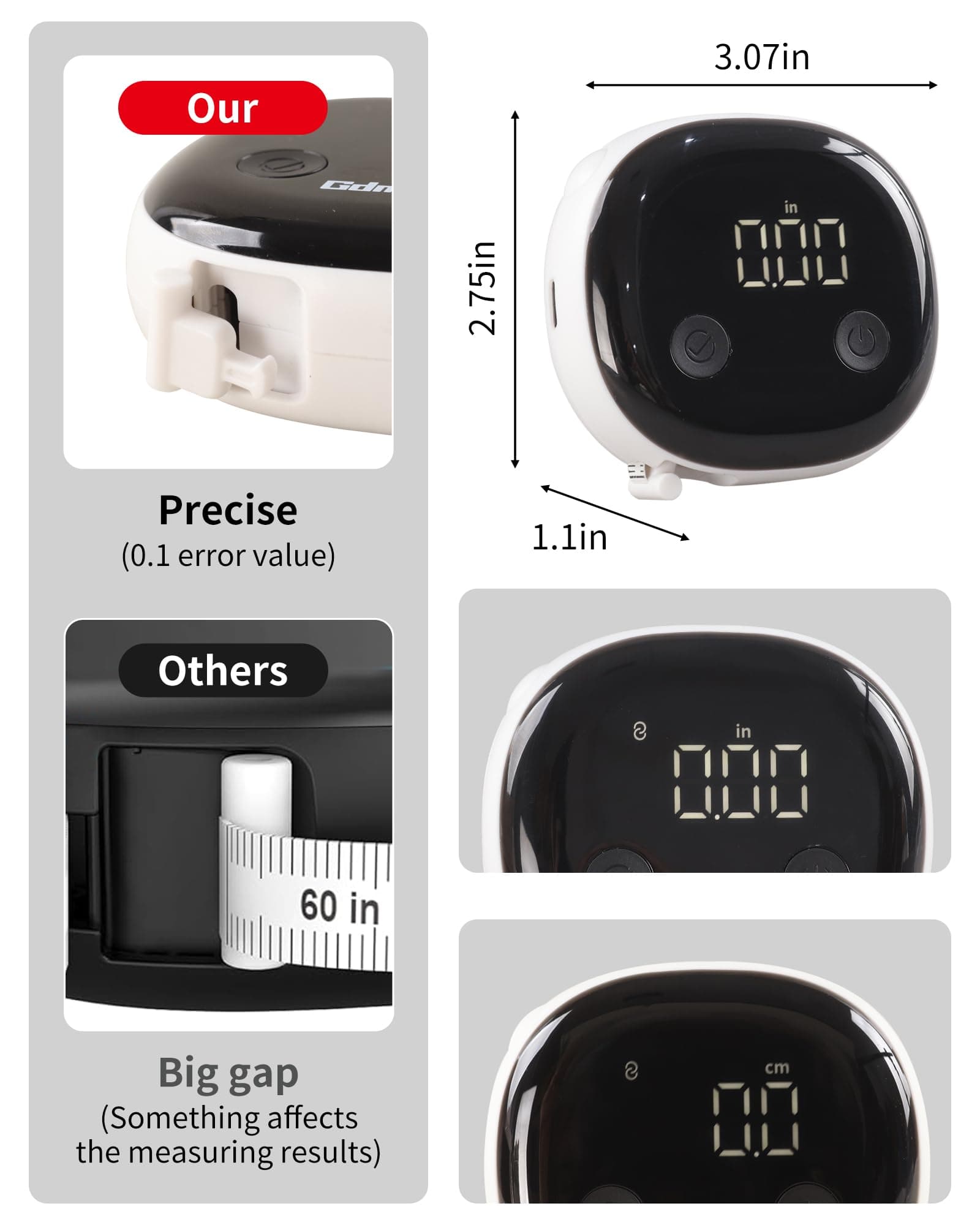 Gdncbm Smart Body Measuring Tape – Bild 6