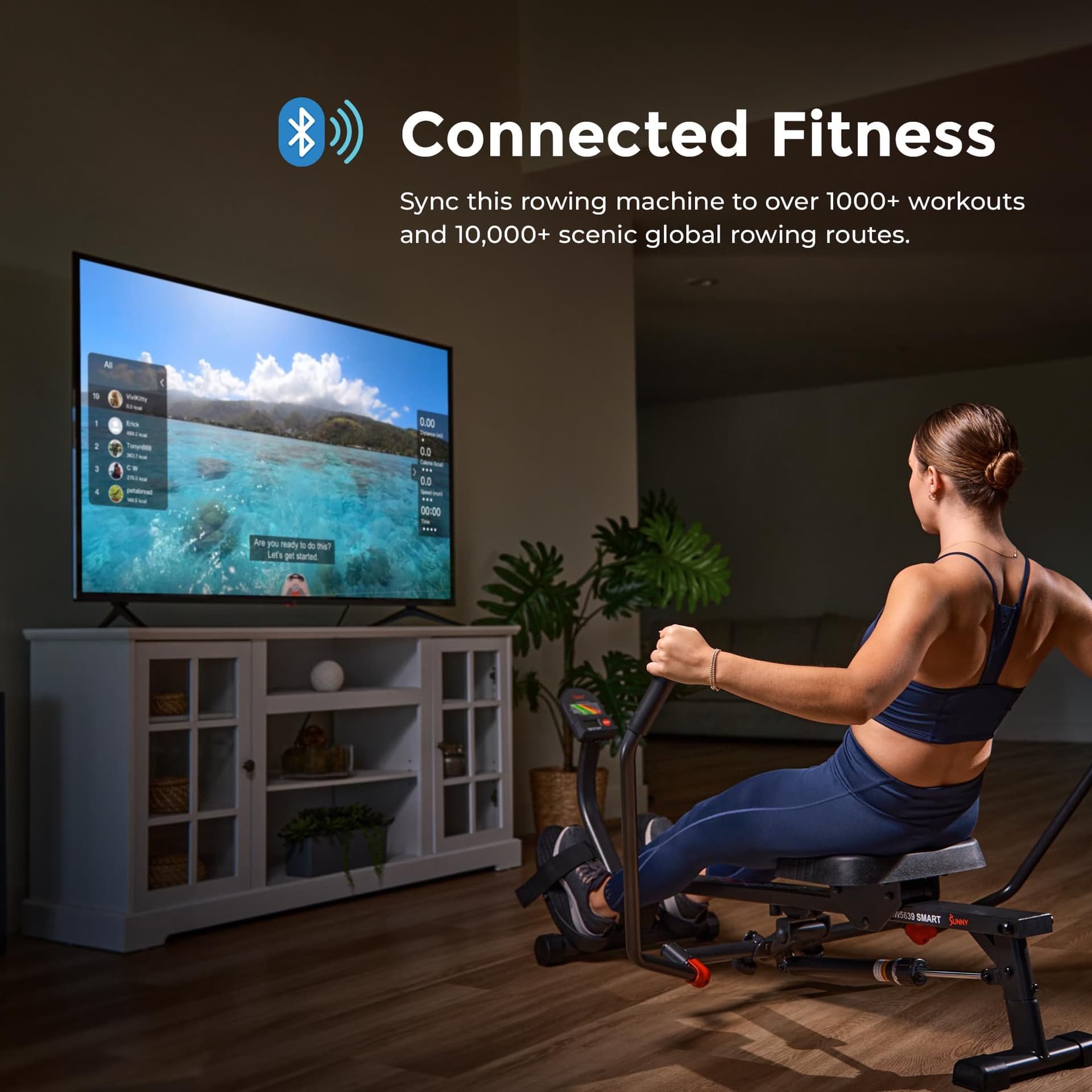 Sunny Health & Fitness Vogatore Smart Compact Full Motion – Bild 3