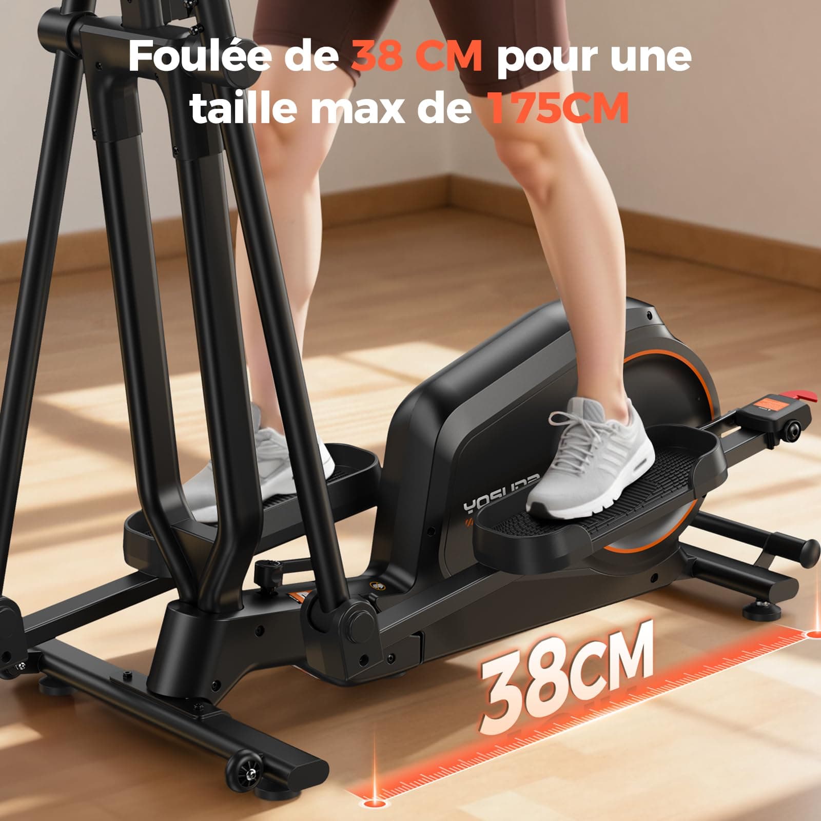 YOSUDA ​​Klappbarer Crosstrainer für Zuhause – Bild 6
