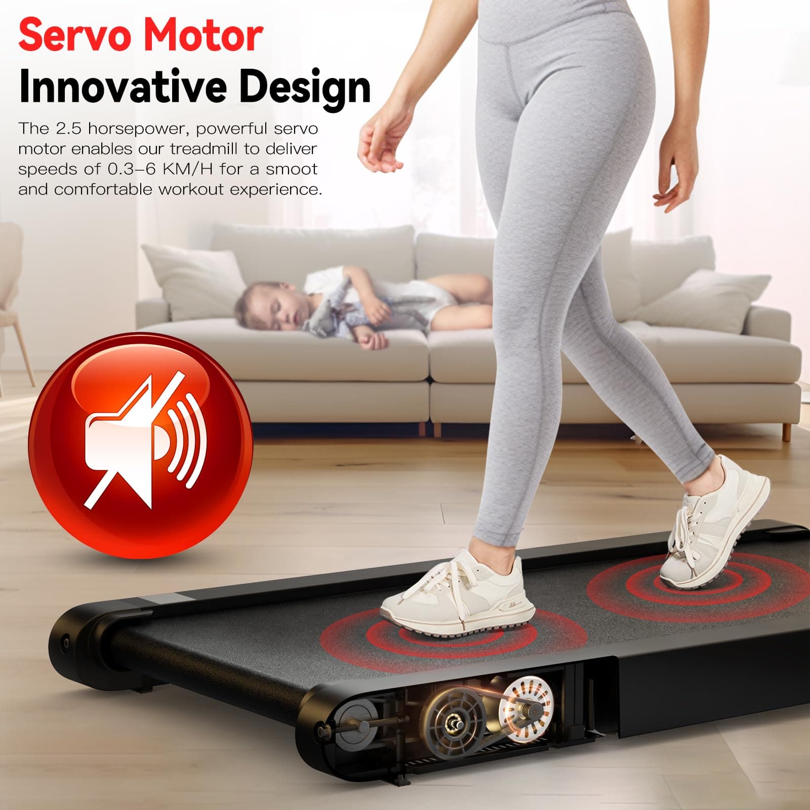 Sperax 3 in 1 Walking Vibration Pad für Laufband für – Bild 5