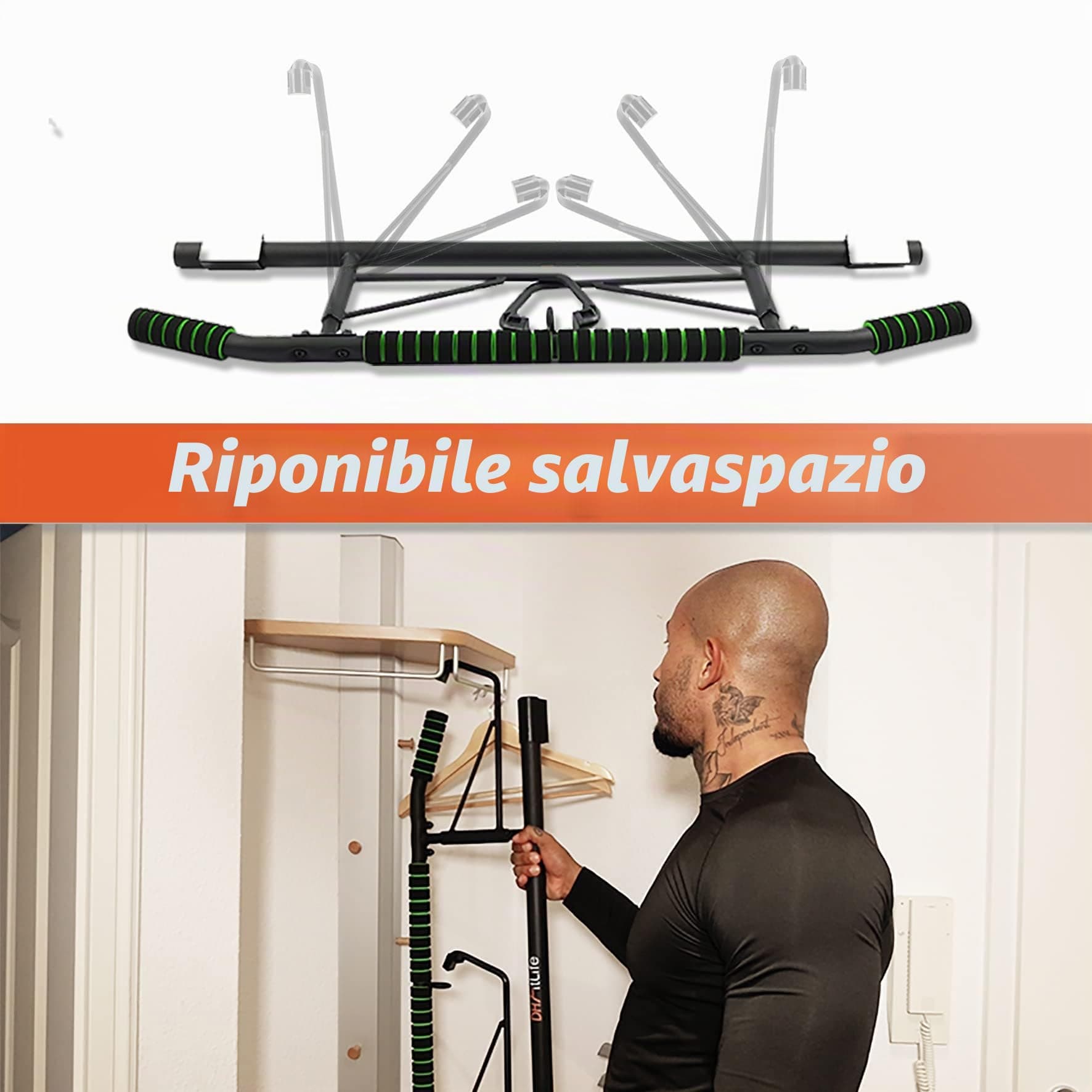 DH FitLife Barra per Trazioni da Porta – Bild 6