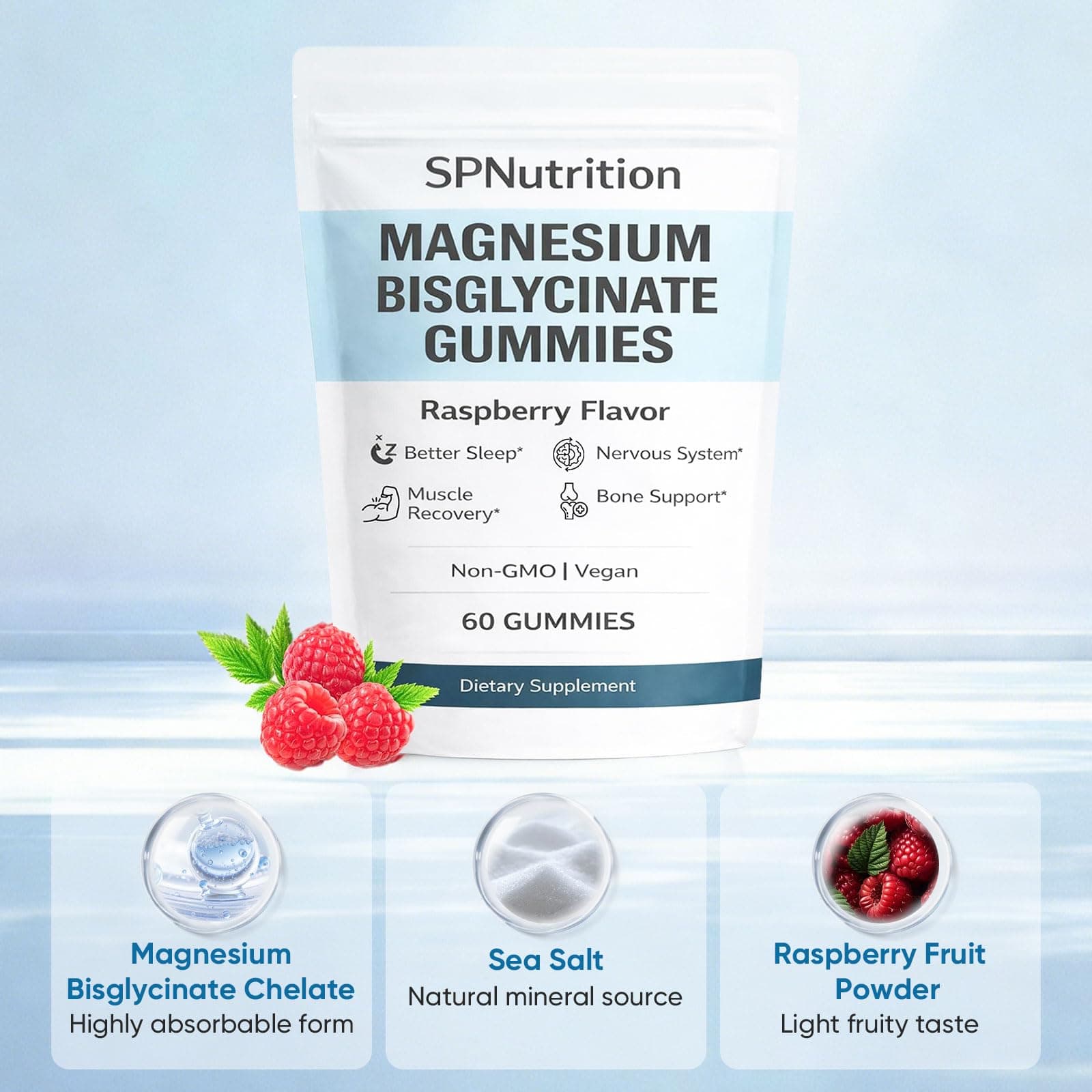 WXDOAU Spnutrition Magnesium Bisglycinate Gummies – Bild 5