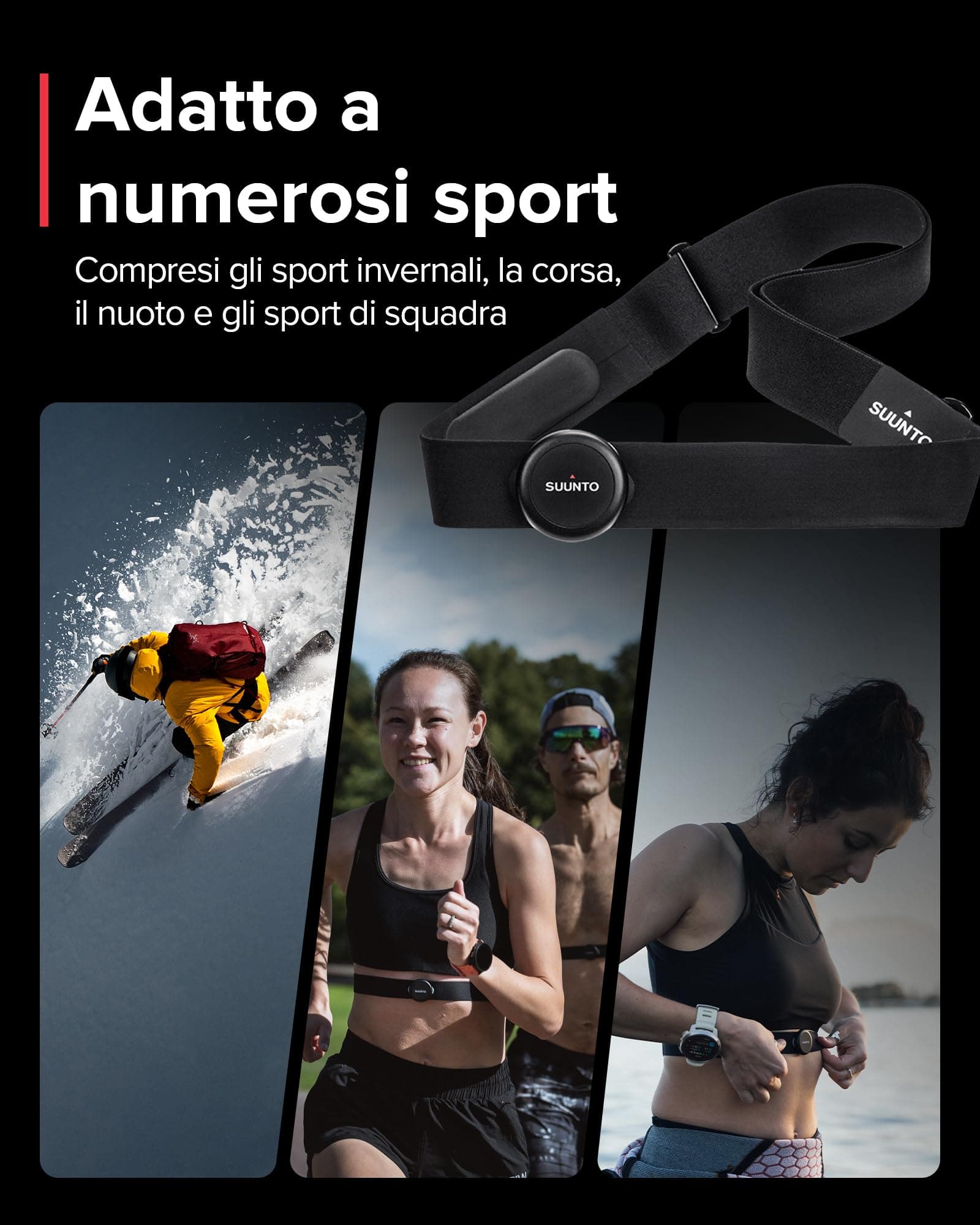SUUNTO Smart Herzfrequenzgurt mit Langer Batterielaufzeit – Bild 7