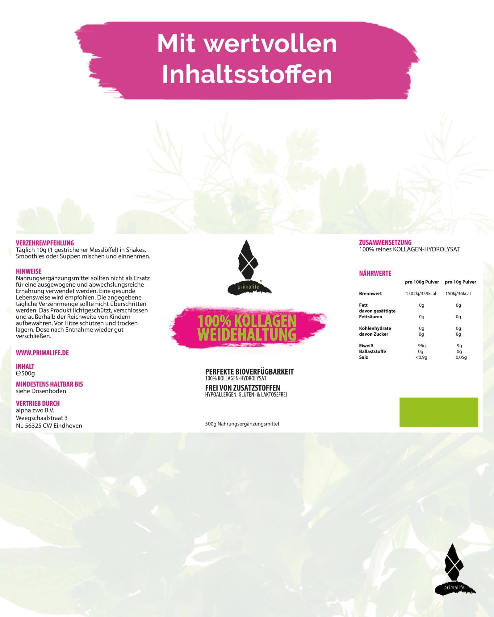 Primalife Collagen Pulver – Bild 4