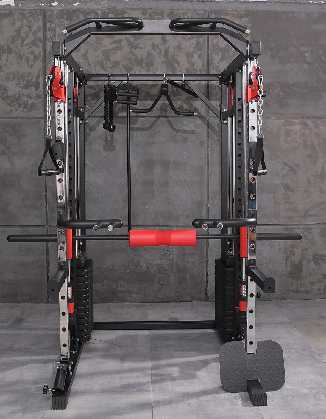 Strongway Multi Gym Smith Machine with Weights 177KG – Bild 7