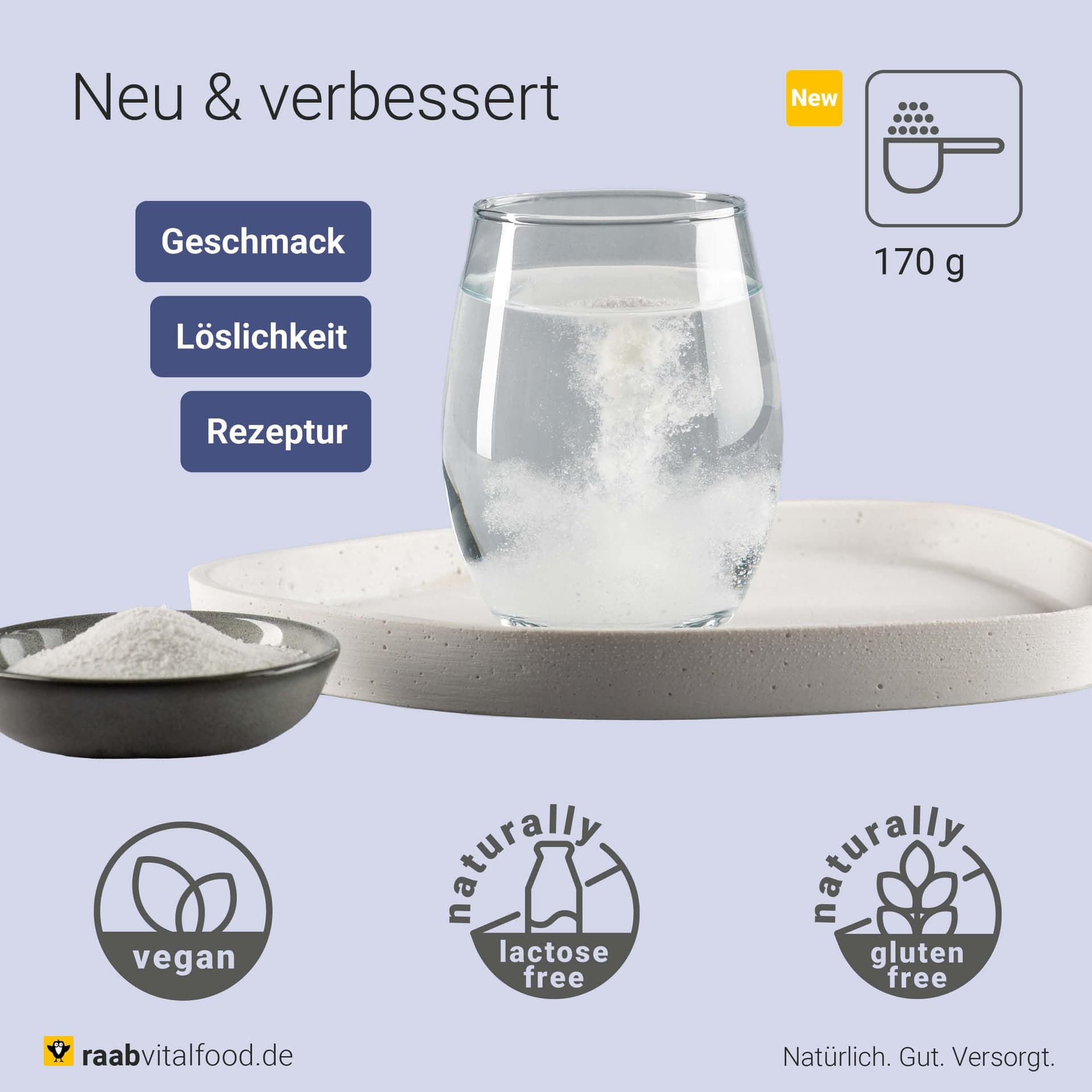 Raab Vitalfood® Elektrolyte Pur (170 g – Bild 2