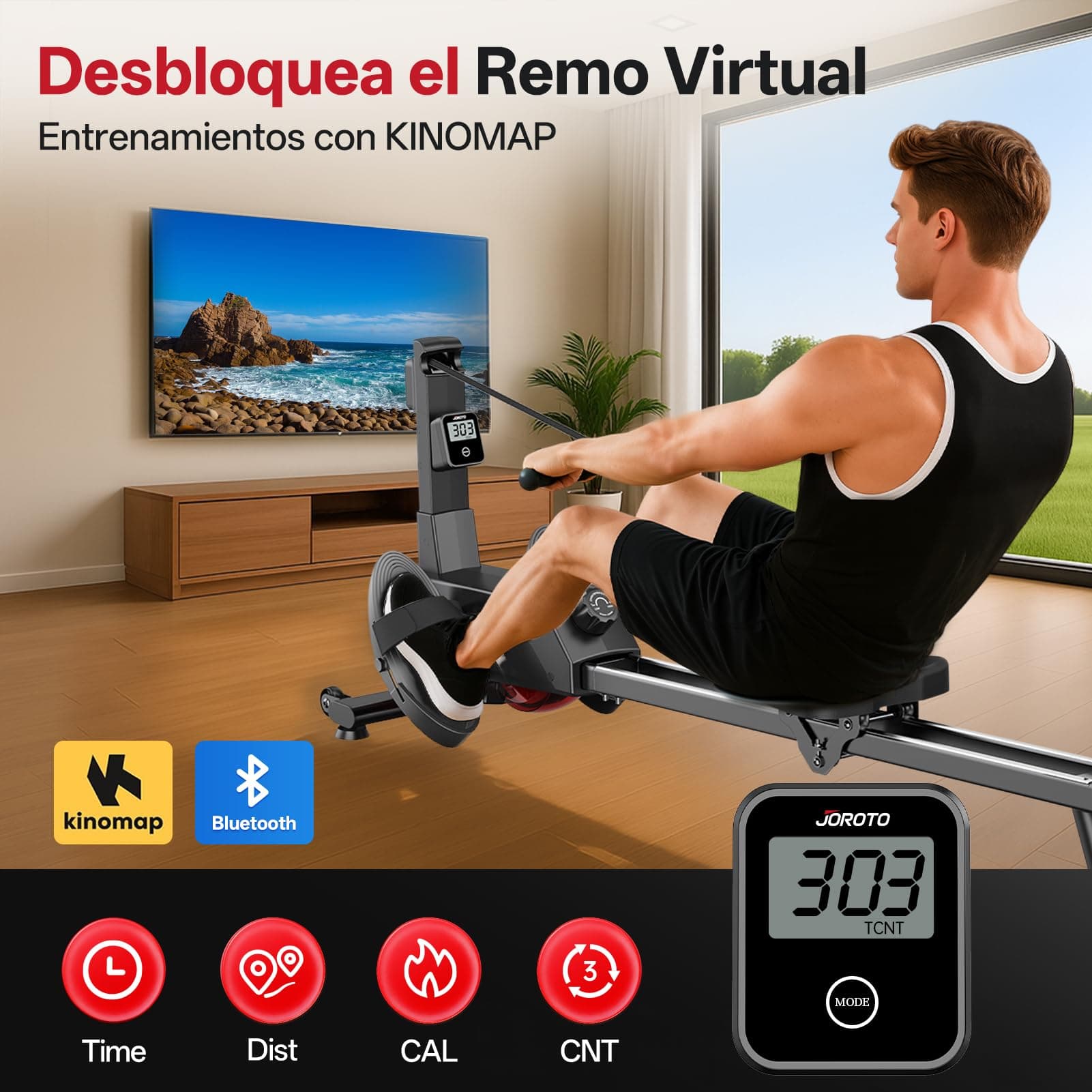 JOROTO Máquina de Remo para Casa – Bild 2