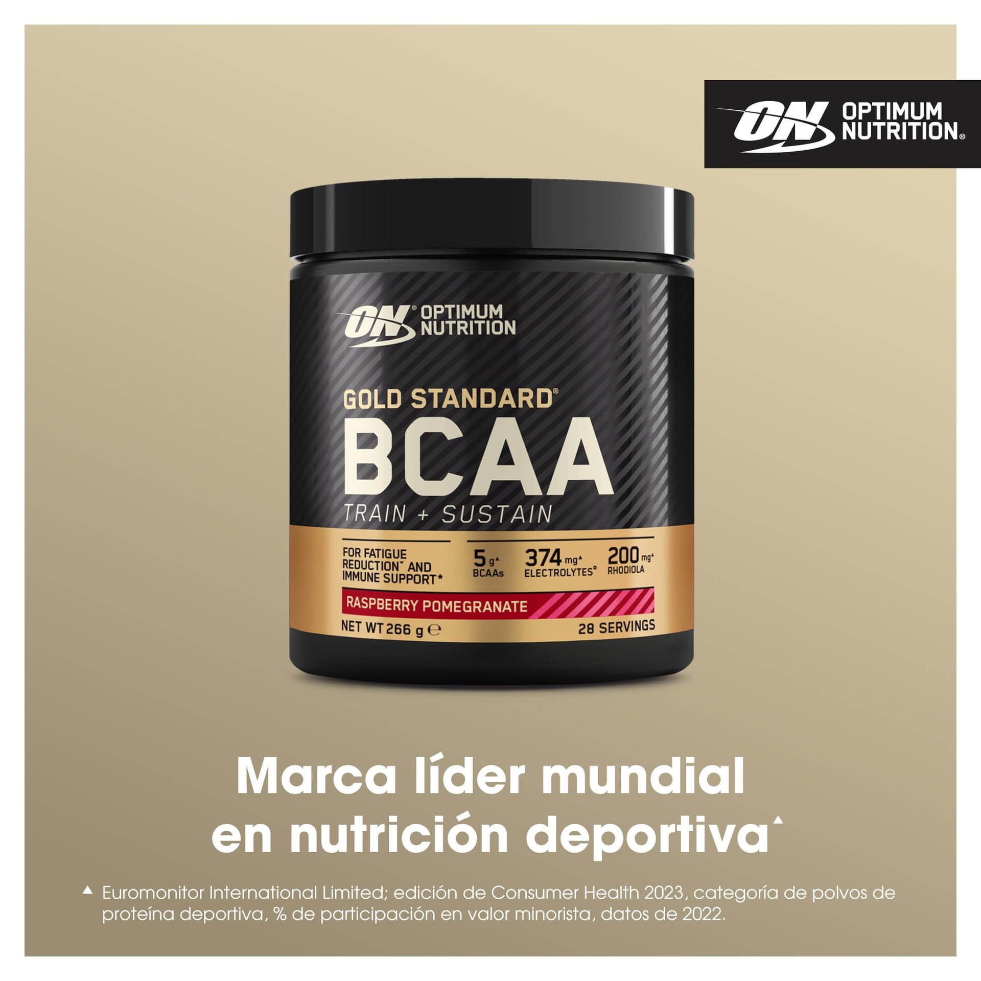 Optimum Nutrition Gold Standard BCAA Pulver, Geschmack Raspberry and Pomegranate, 266g – Bild 2