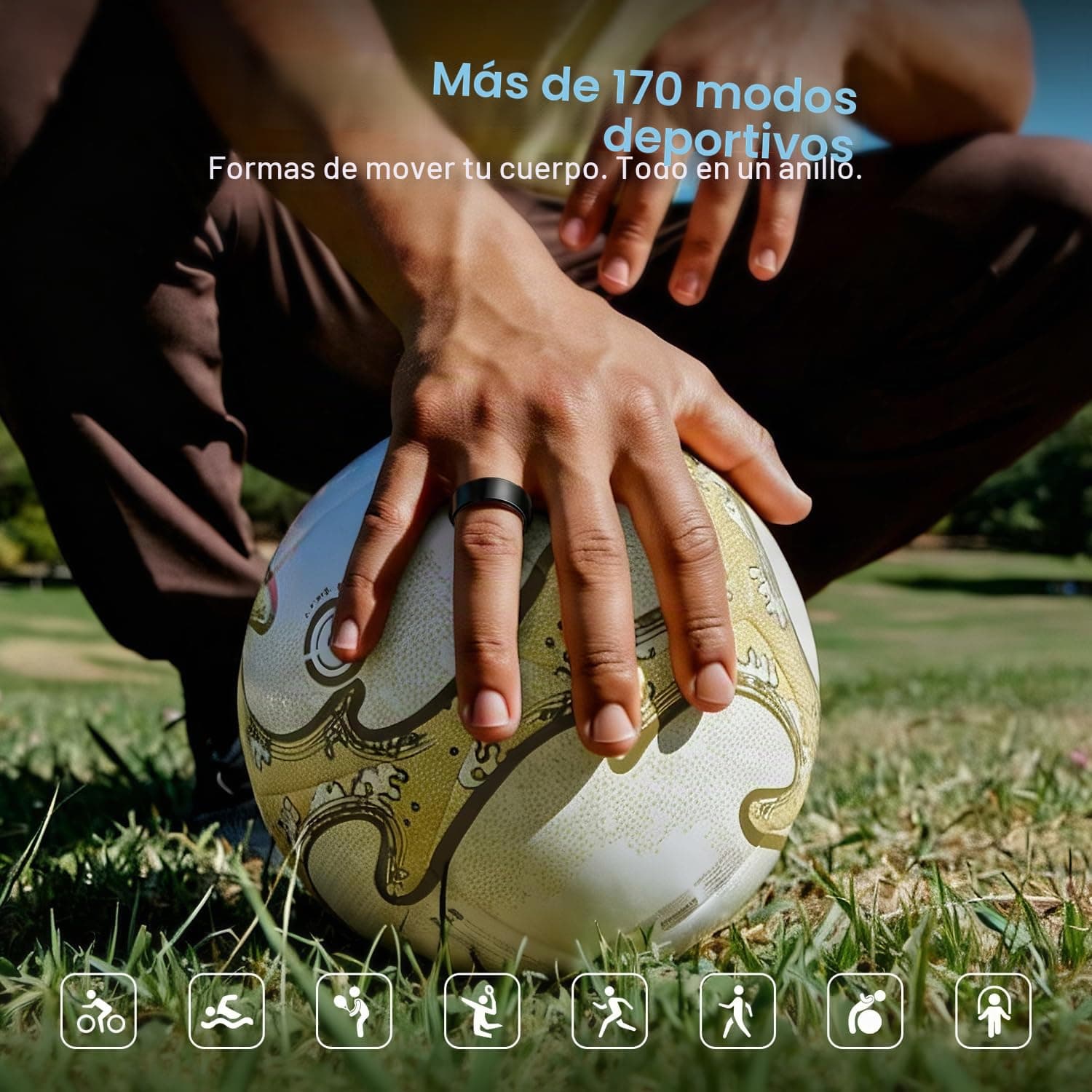 BANLVS Anillo Inteligente Hombre Mujer – Bild 5
