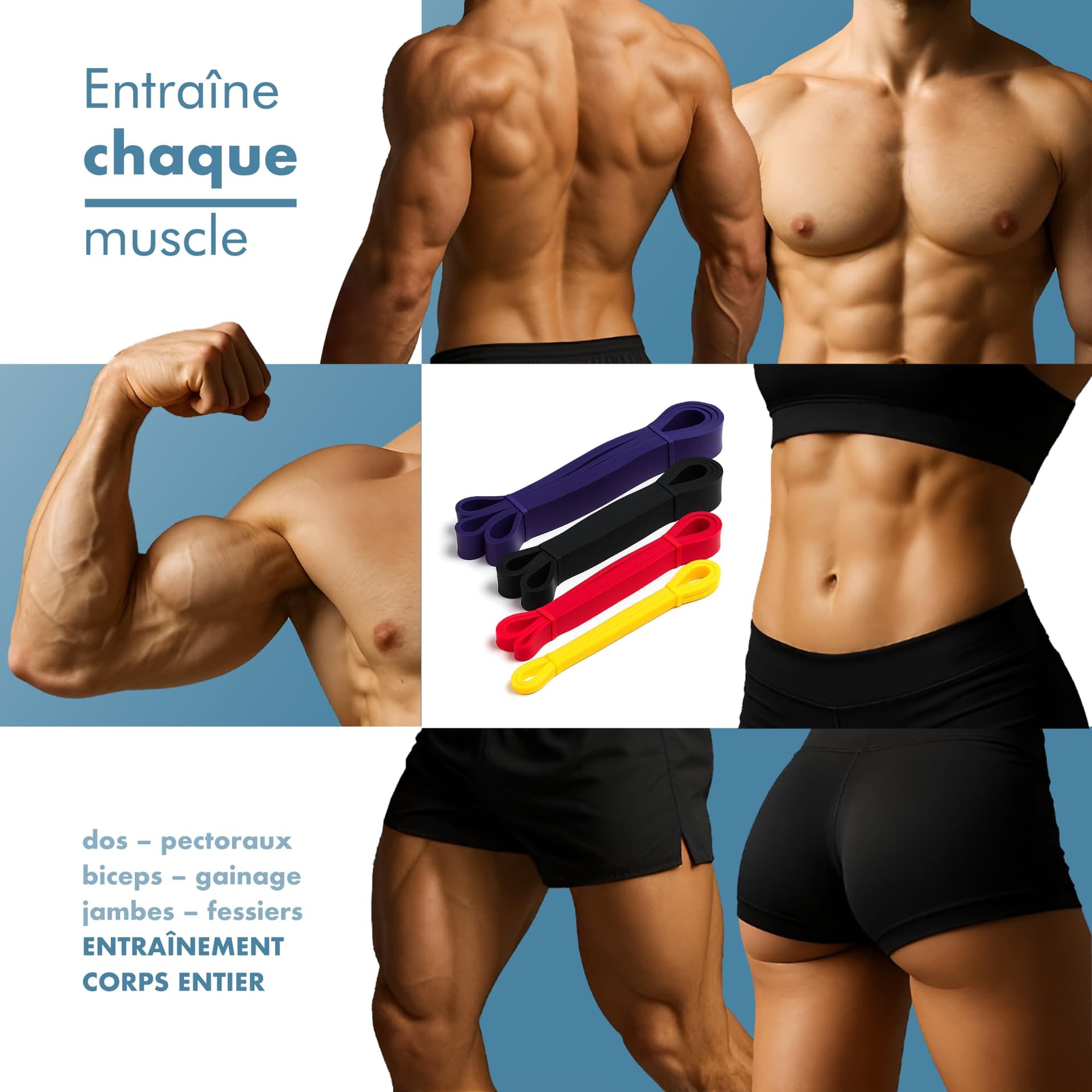 PORTENTUM Bande Elastique Musculation – Bild 3