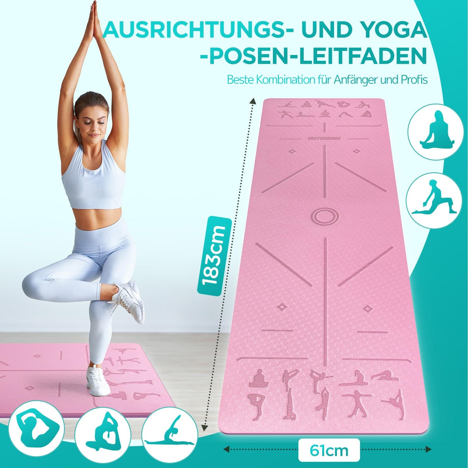 OUTDOUSE Yoga Matte – Bild 2