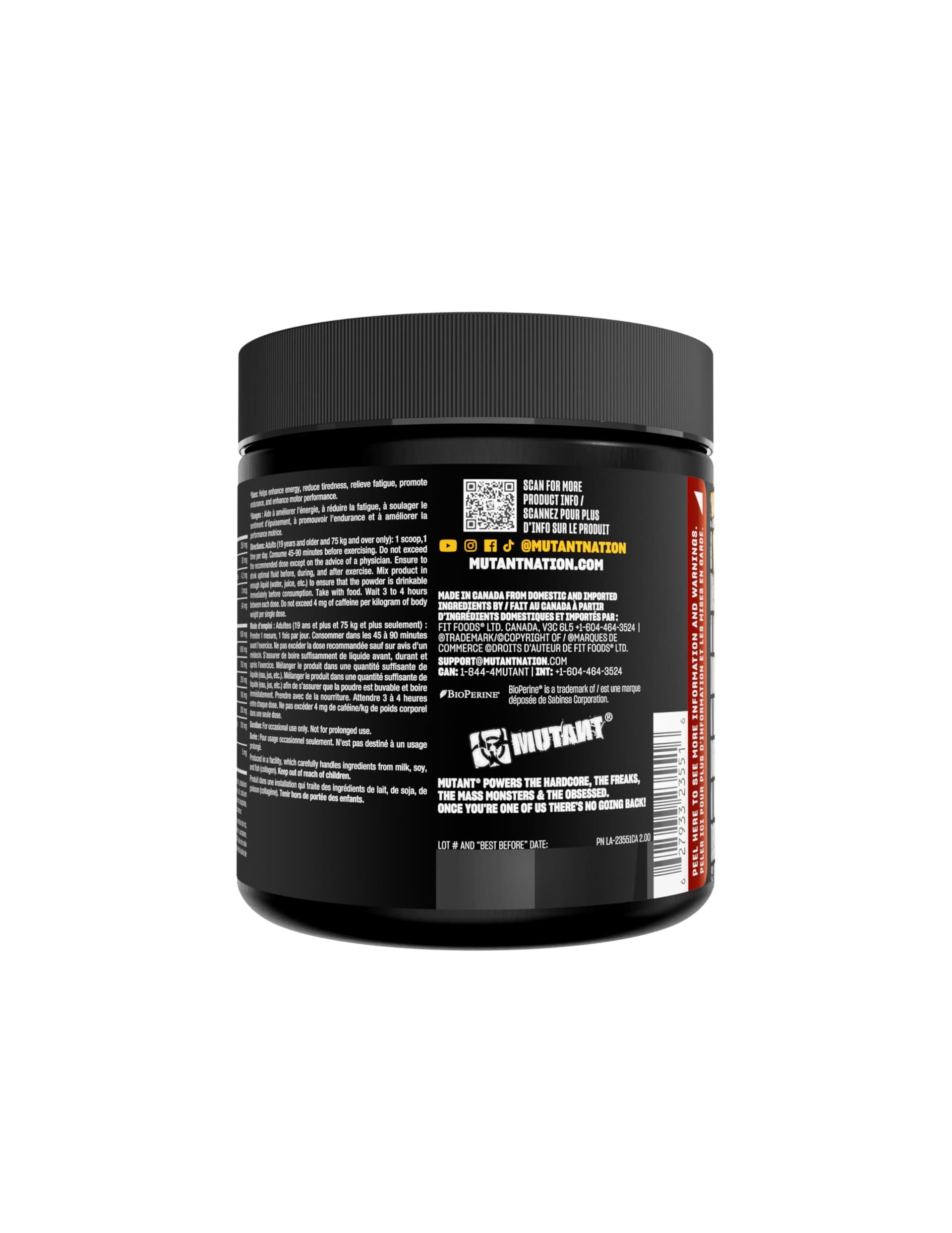 Mutant MADNESS | Ultra-Concentrated Pre-Workout Supplement | 360mg – Bild 5