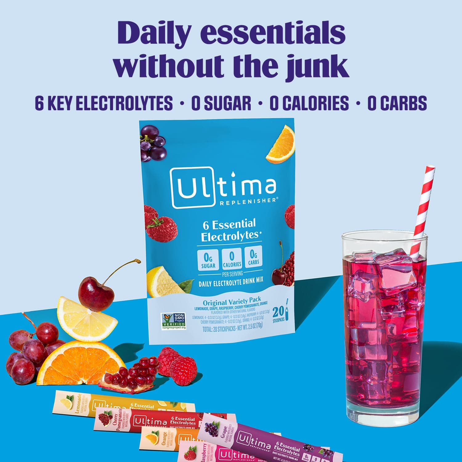 Ultima Replenisher Daily Electrolyte Powder – Bild 2