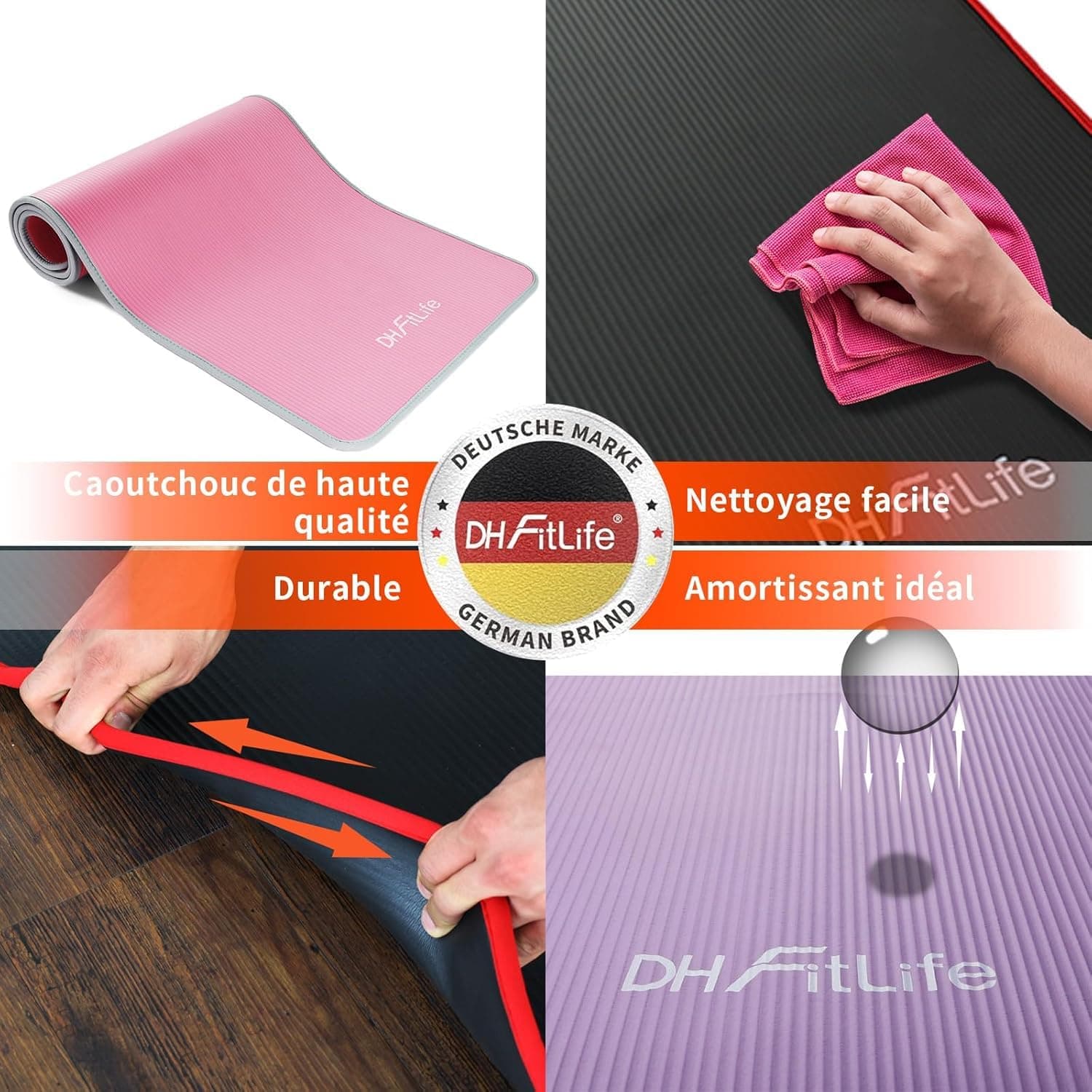 DH FitLife Esterilla de entrenamiento – Bild 2