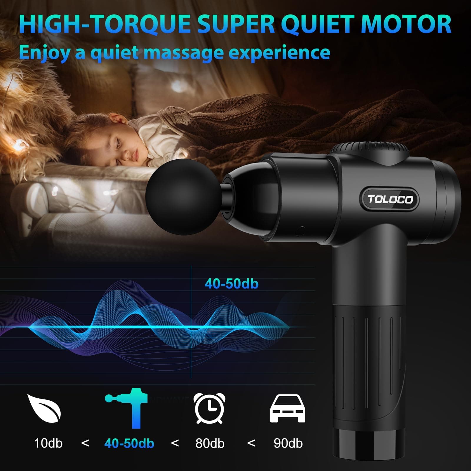 TOLOCO Massage Gun – Bild 3
