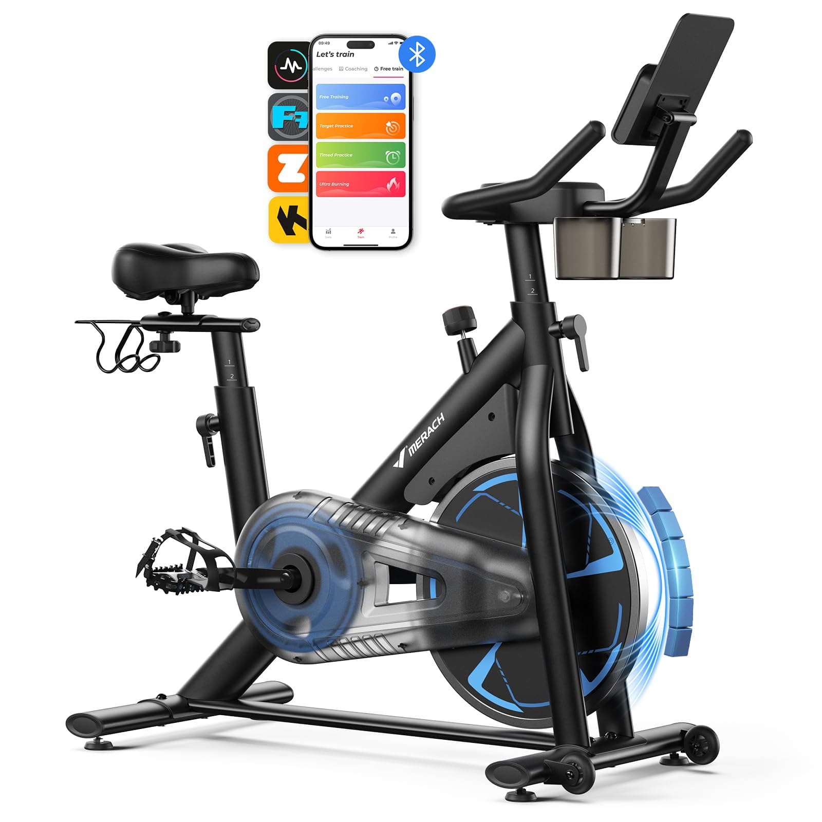 MERACH Heimtrainer Fahrrad mit Magnetischem Widerstand