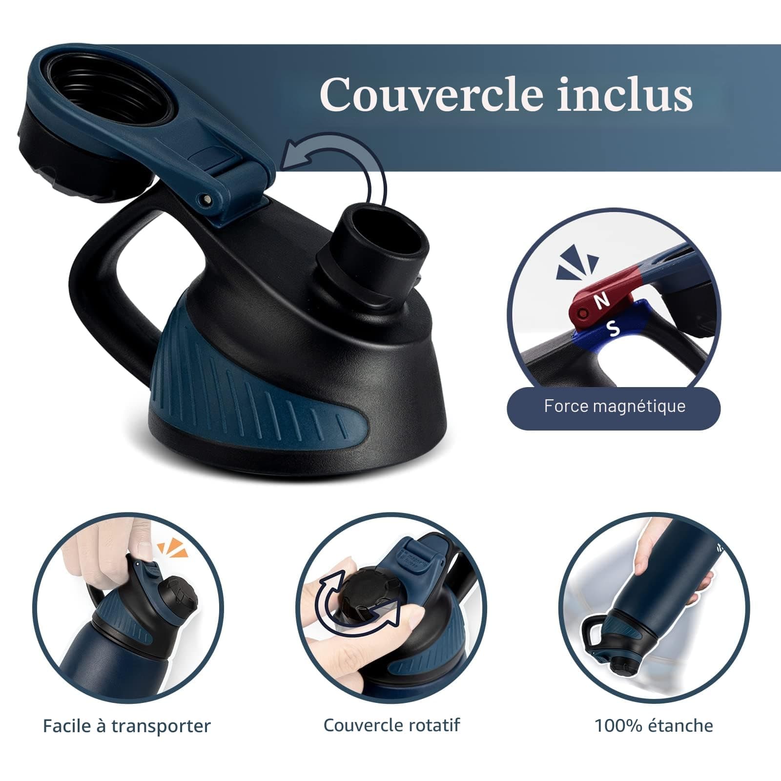 Fjbottle Borraccia Termica con Tappo magnetico 1500ML – Bild 2