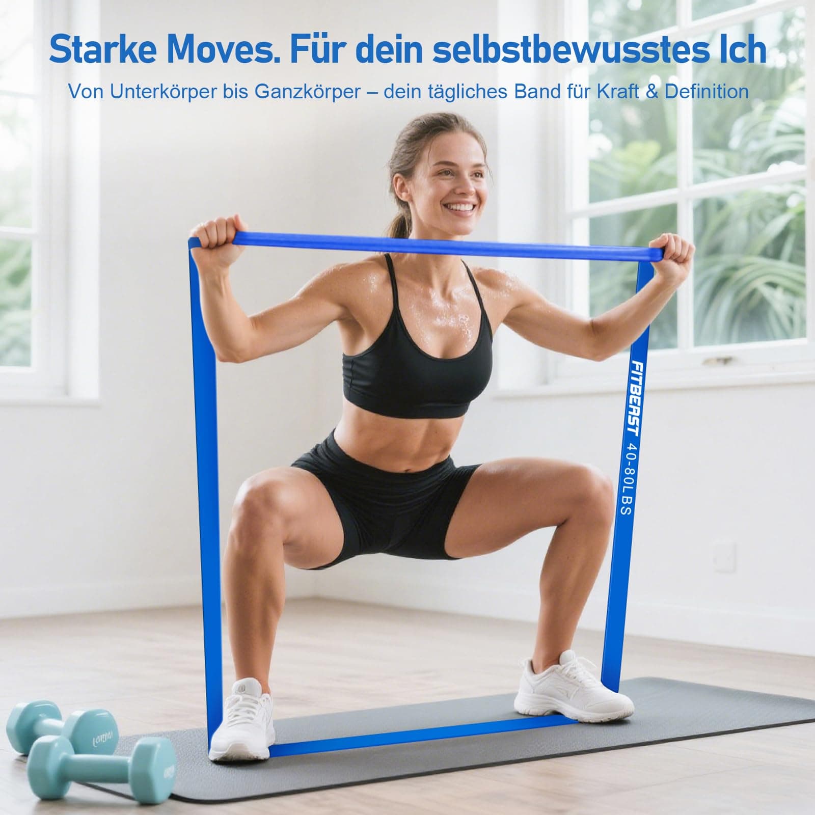FitBeast Widerstandsbänder Set 5er – Bild 4