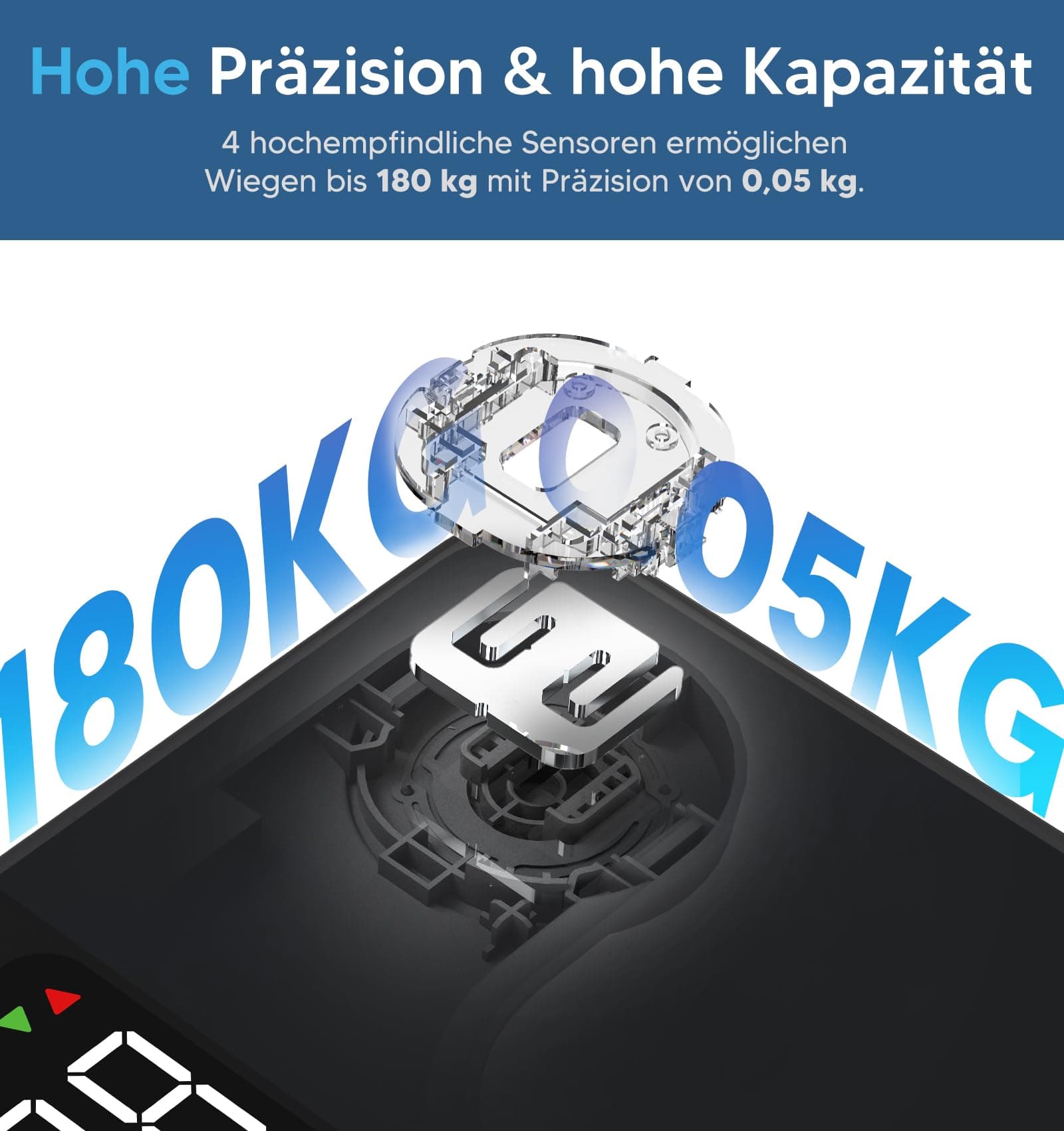 Global eFit GE Körperfettwaage Digital mit Großem Display – Bild 4