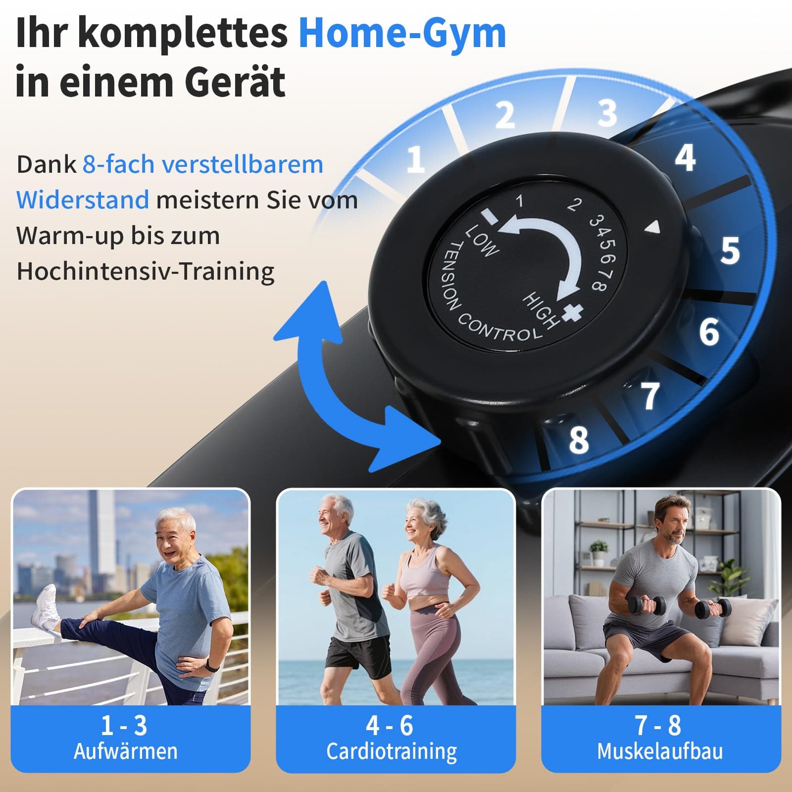 ISE Liegeergometer mit Magnetbremse – Bild 4