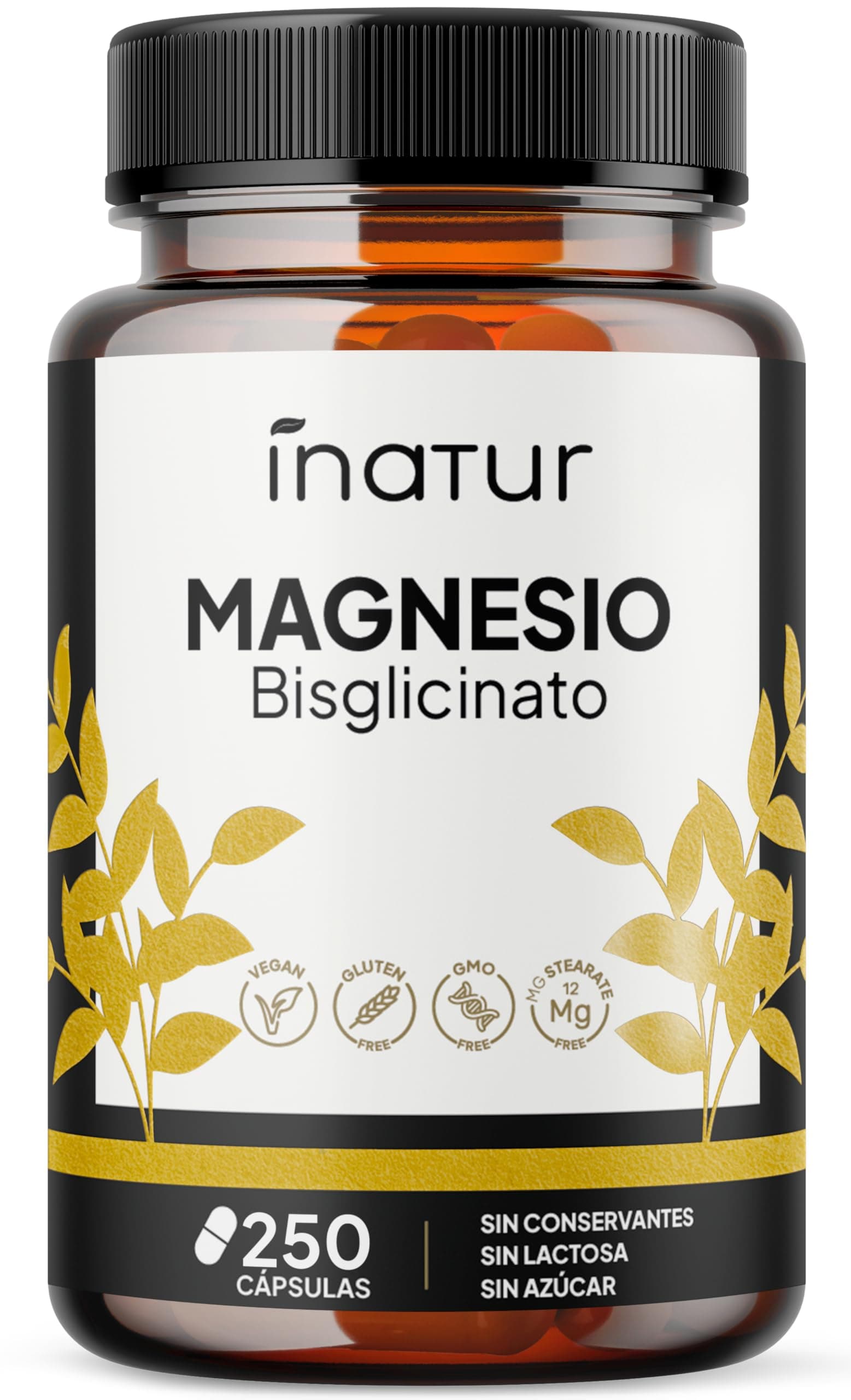 INATUR LAB Bisglicinato de Magnesio – 360 mg