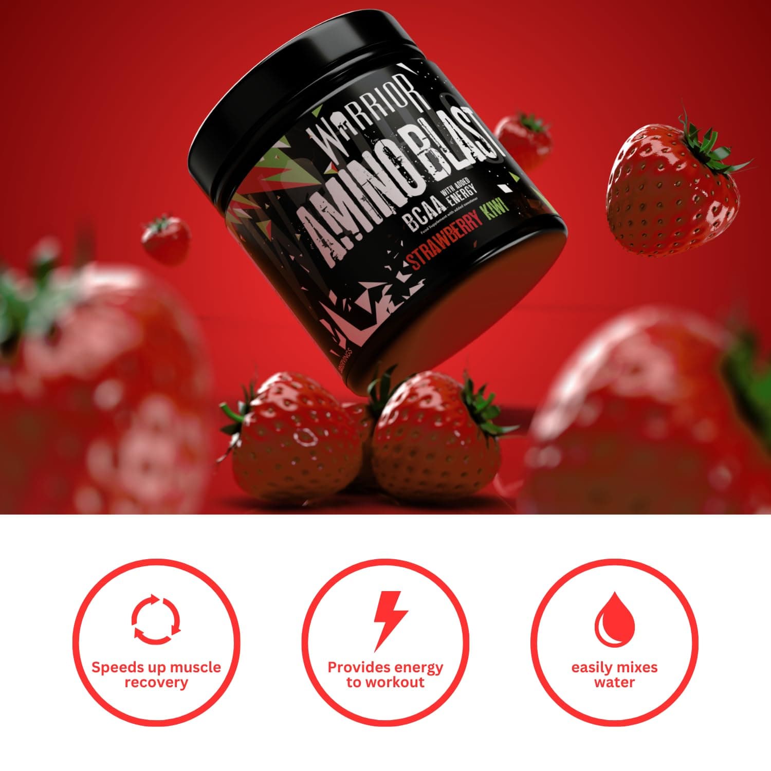 Warrior Amino Blast BCAA Powder 270g – Bild 5