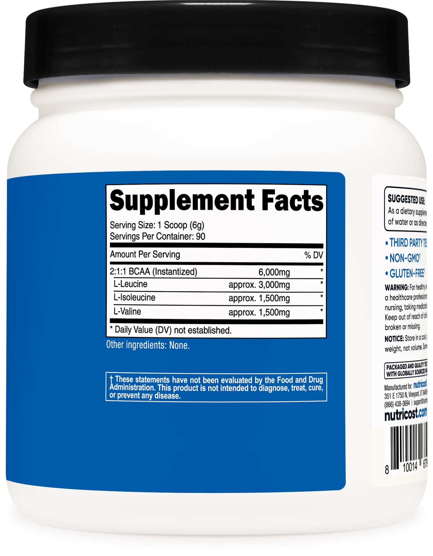 Nutricost BCAA Powder 2:1:1 (90 Servings – Bild 5
