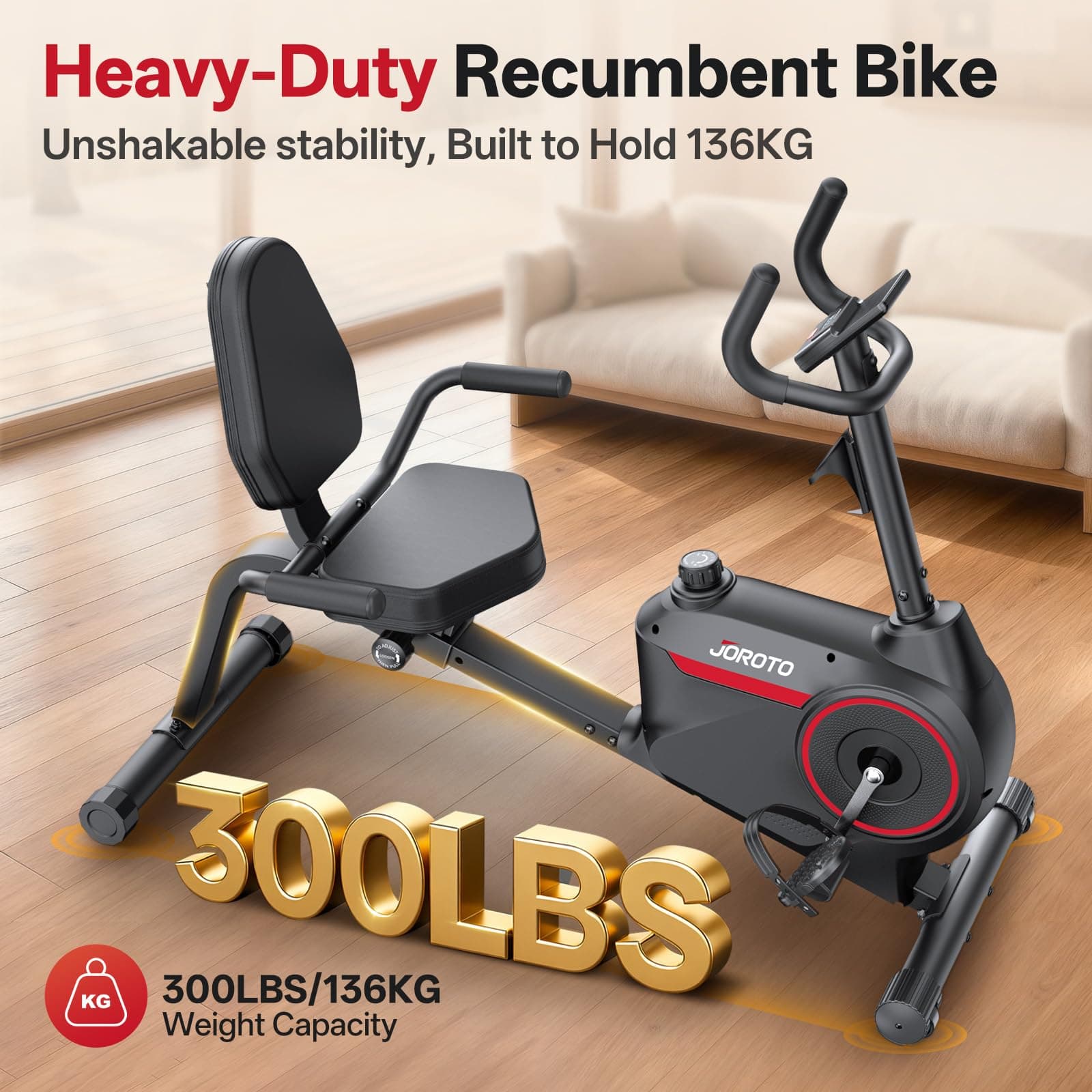 JOROTO JH30 Liegeergometer für Zuhause – Bild 5