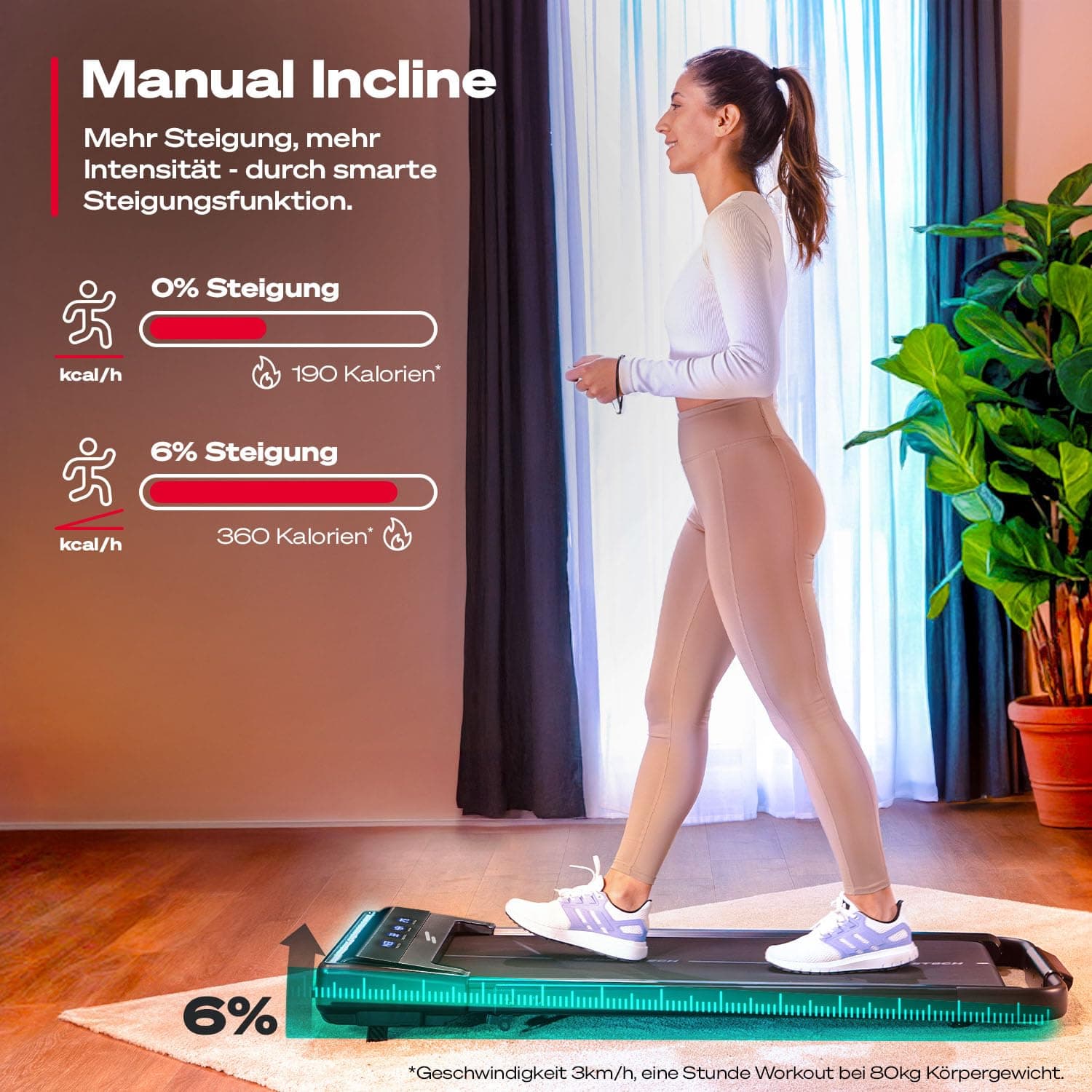 Sportstech Walking Pad mit Steigung – Bild 2