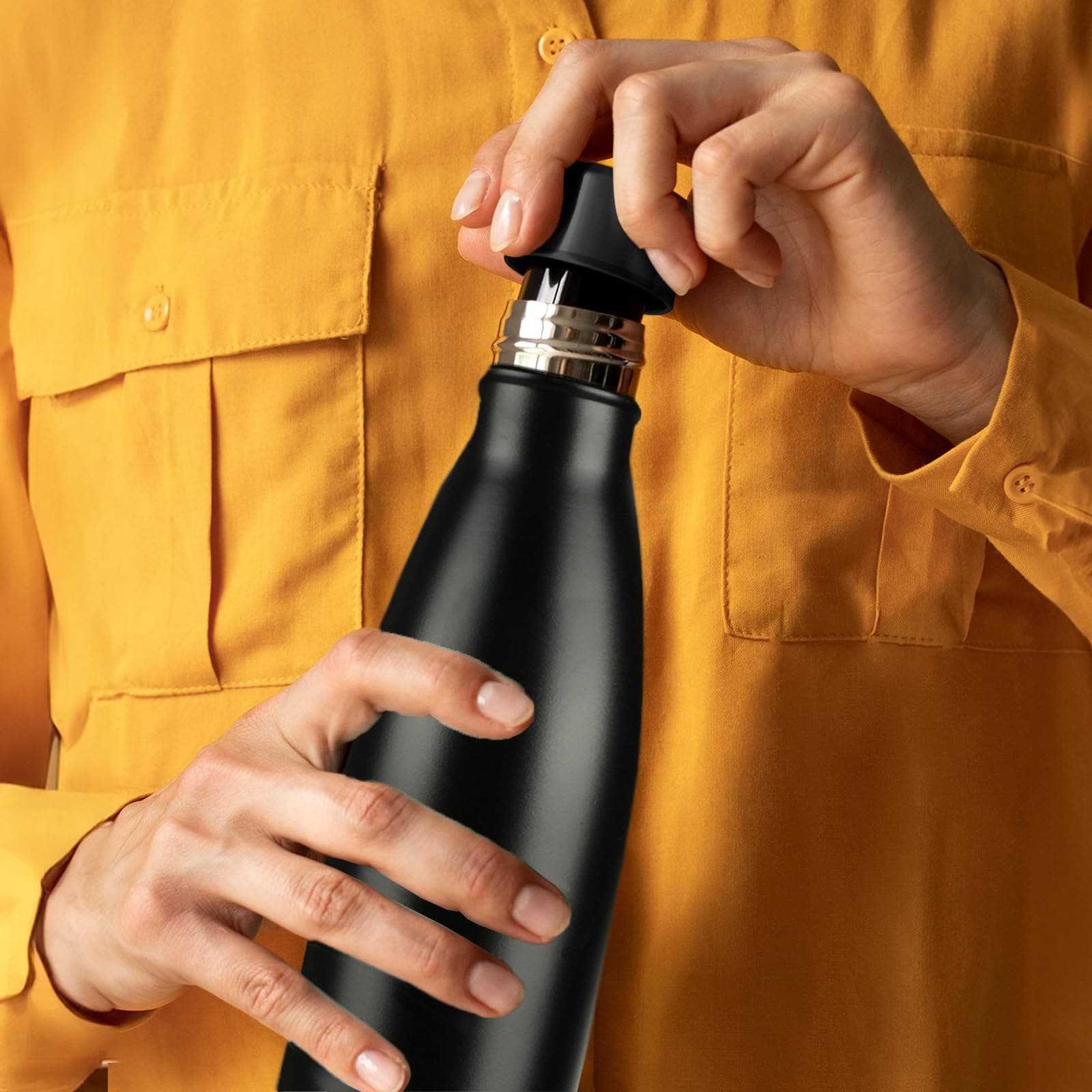 Mont-Clair l'O Trinkflasche Edelstahl – Bild 5