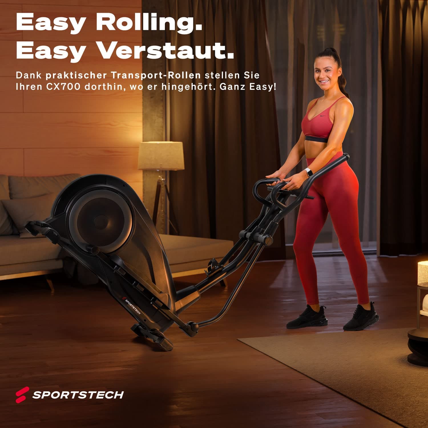 Sportstech Crosstrainer CX700 Fitnessgeräte für Zuhause mit 24kg – Bild 6