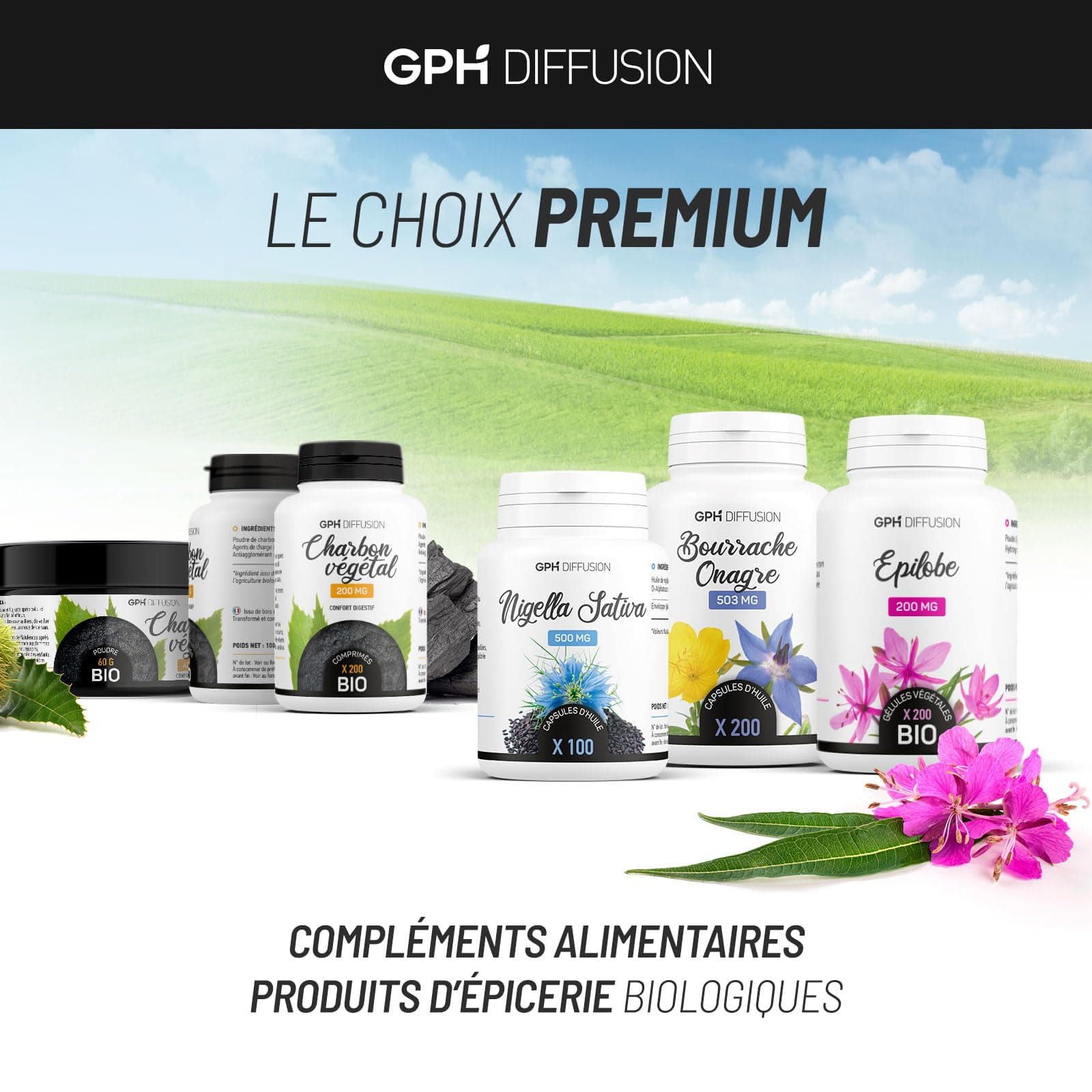 GPH DIFFUSION Oméga 3 - Huile de Poissons Sauvages - Cerveau - Vision - Coeur - EPA 660mg – Bild 8