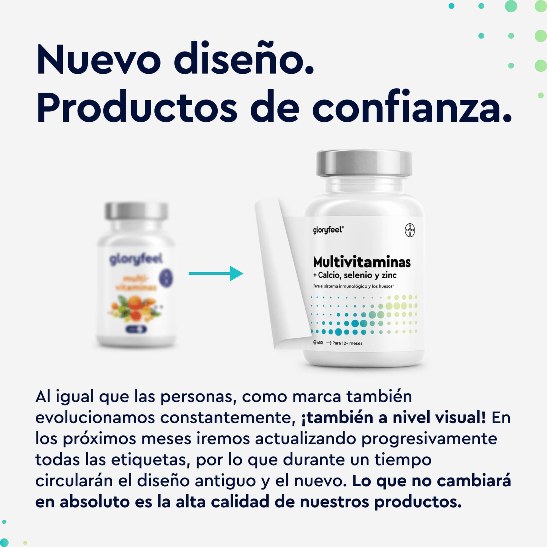 Gloryfeel Multivitamin Hochdosiert - 450 Tabletten – Bild 2