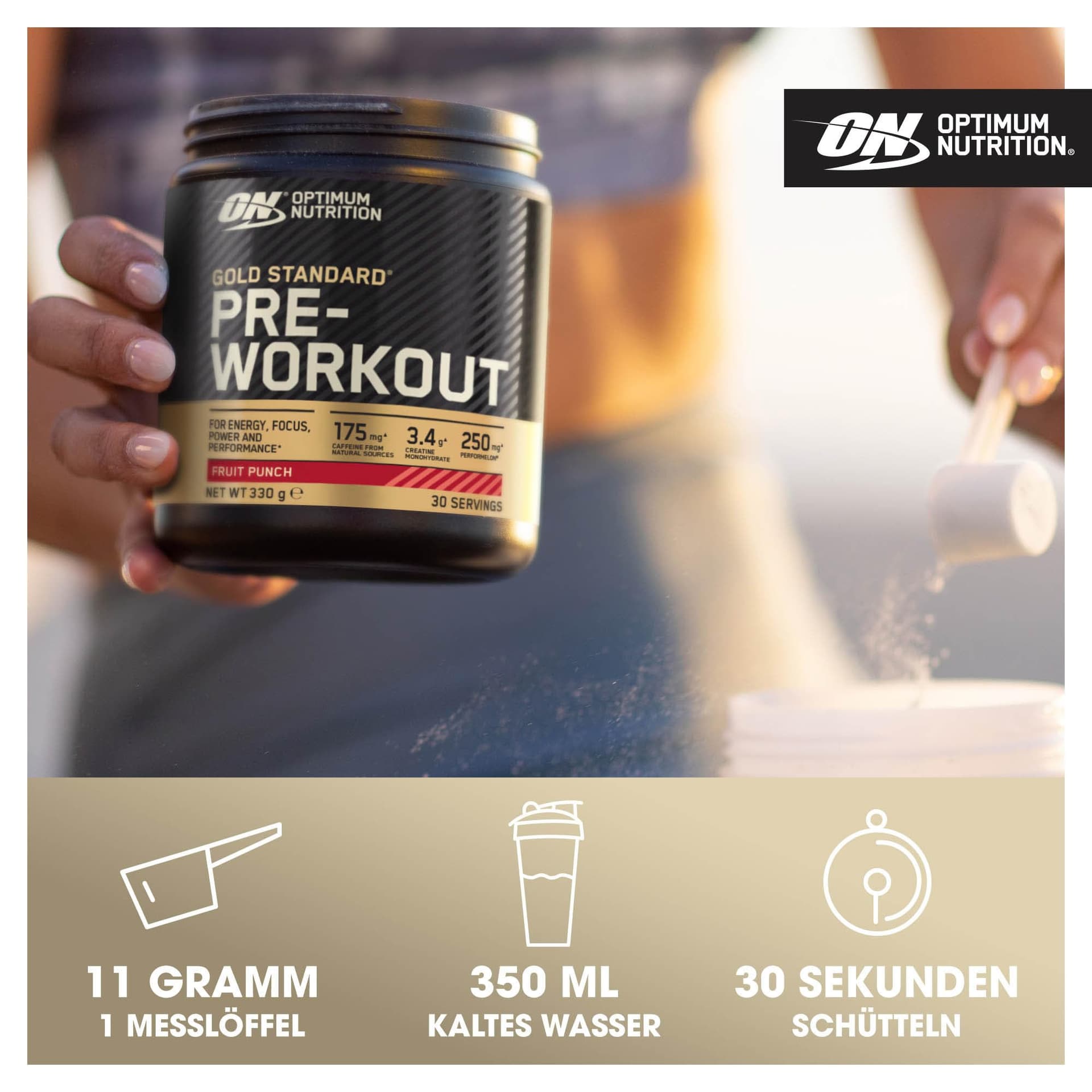 Optimum Nutrition Gold Standard Pre-Workout Energy Drink – Bild 4