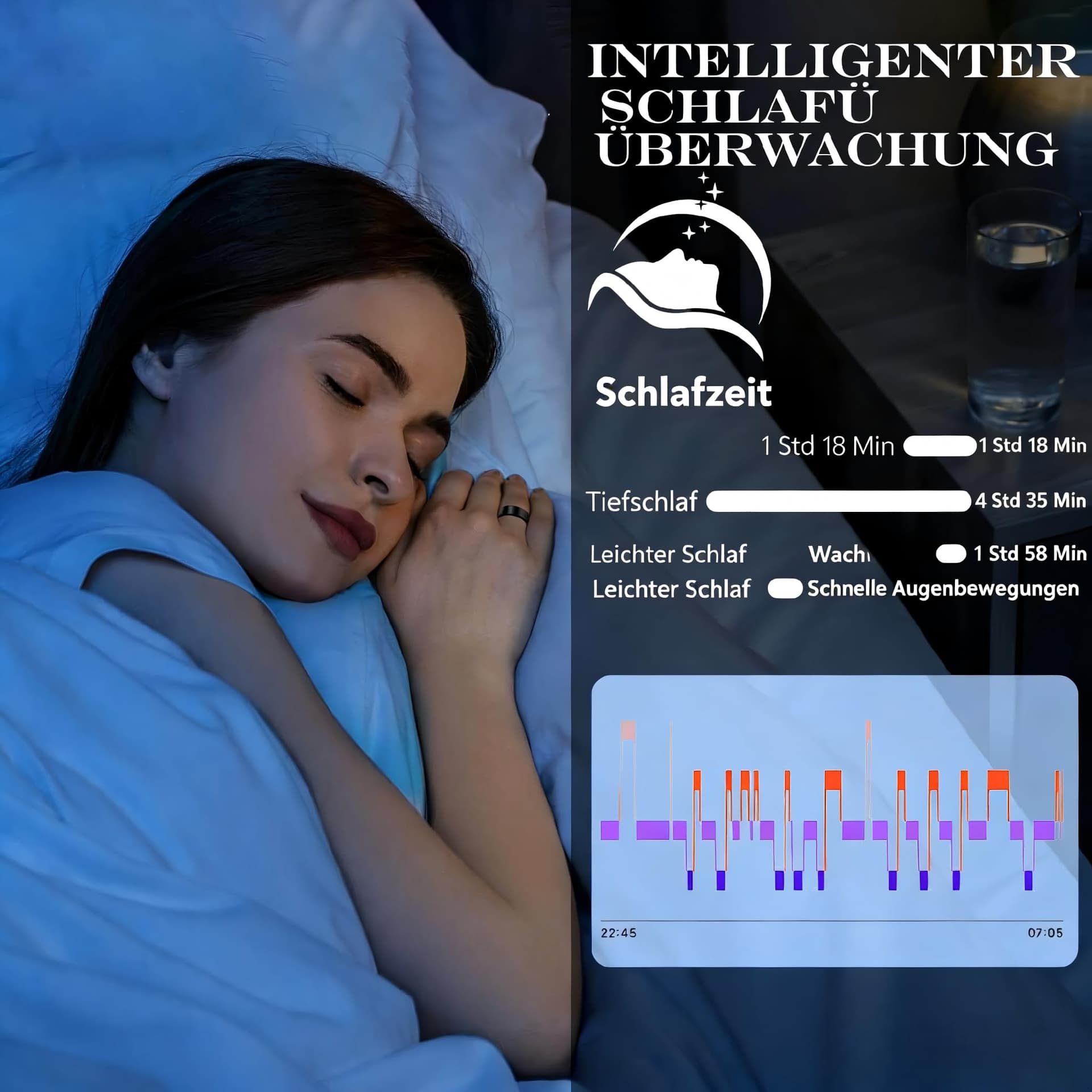 ZBNMY Smart Ring für Damen Herren – Bild 8