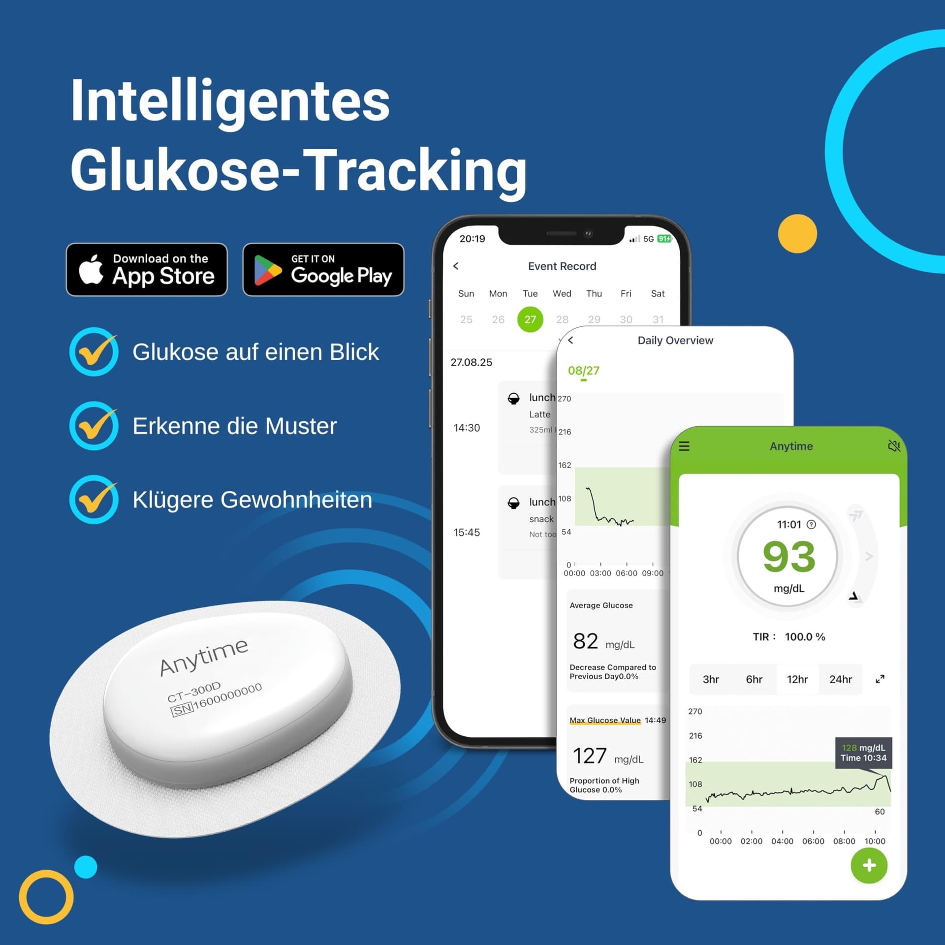 FORA Connect Glukose-Monitoring – Bild 4