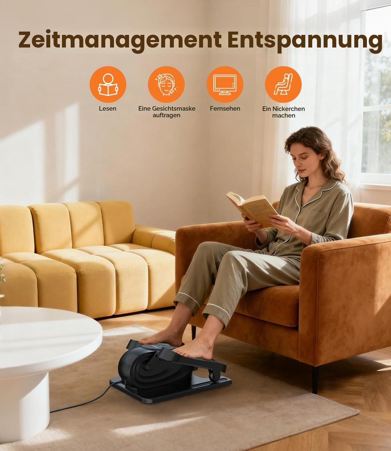 DoXtreme Mini Ellipsentrainer Untertisch – Bild 3