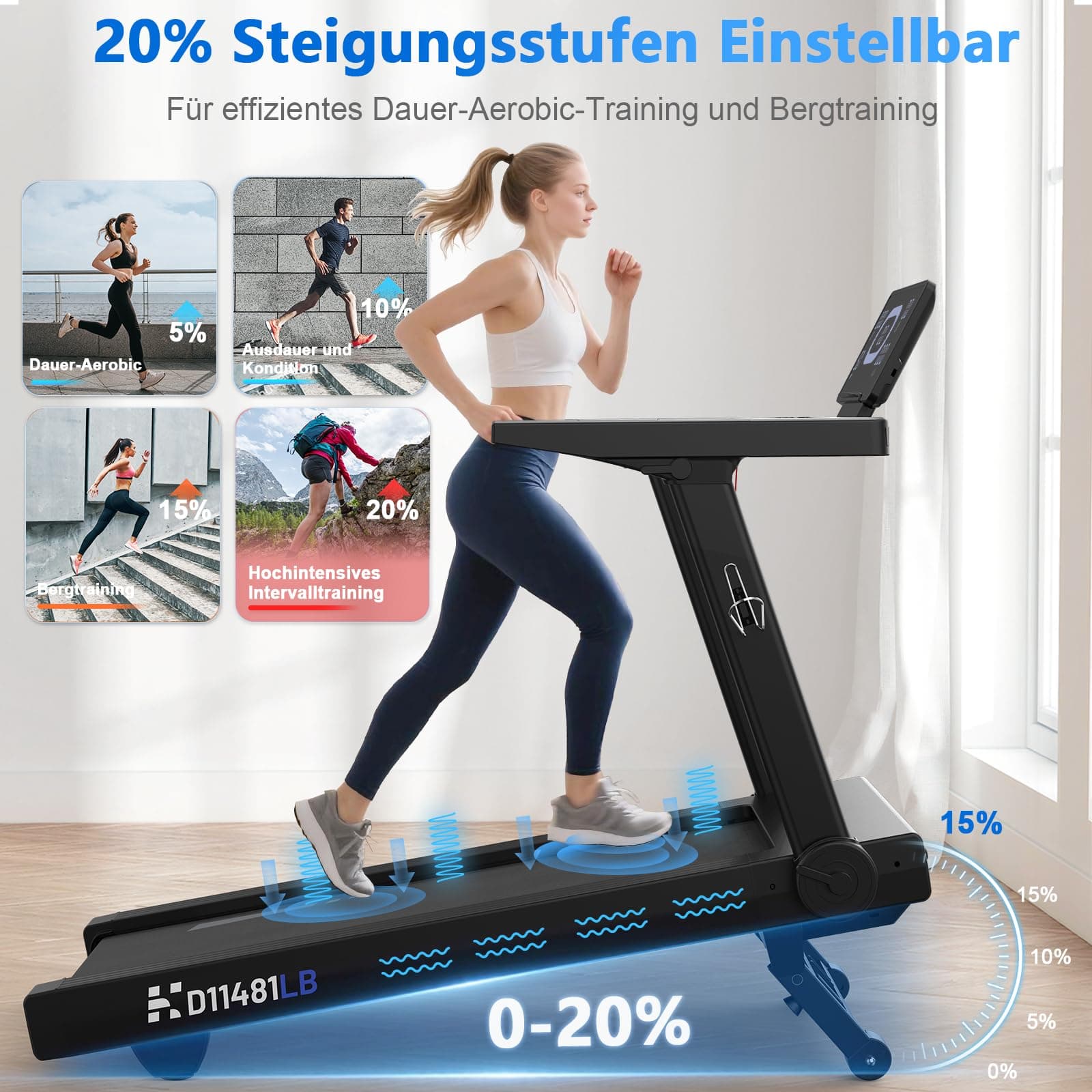 Cowmew Laufband für Zuhause – Bild 5