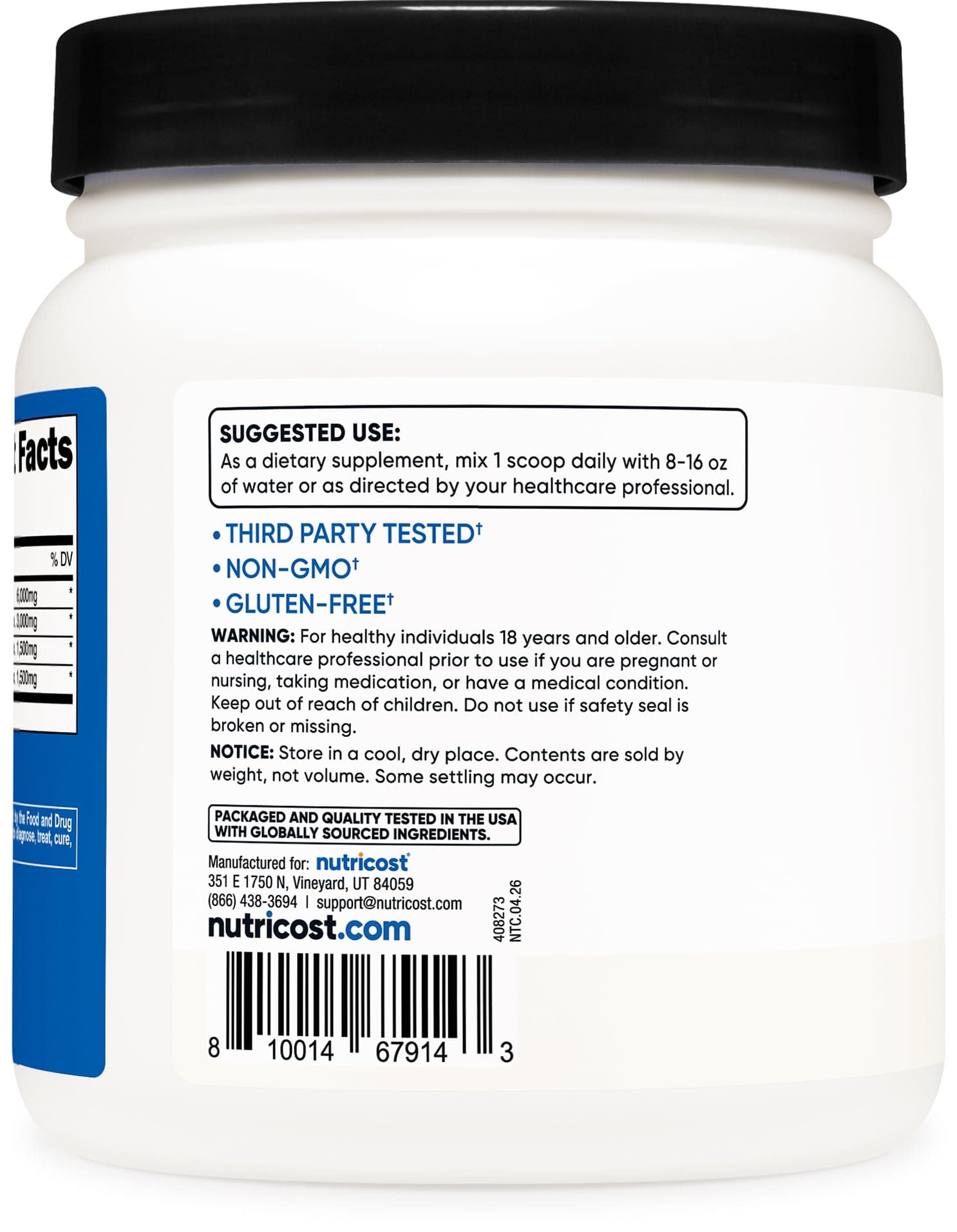 Nutricost BCAA Powder 2:1:1 (90 Servings – Bild 4