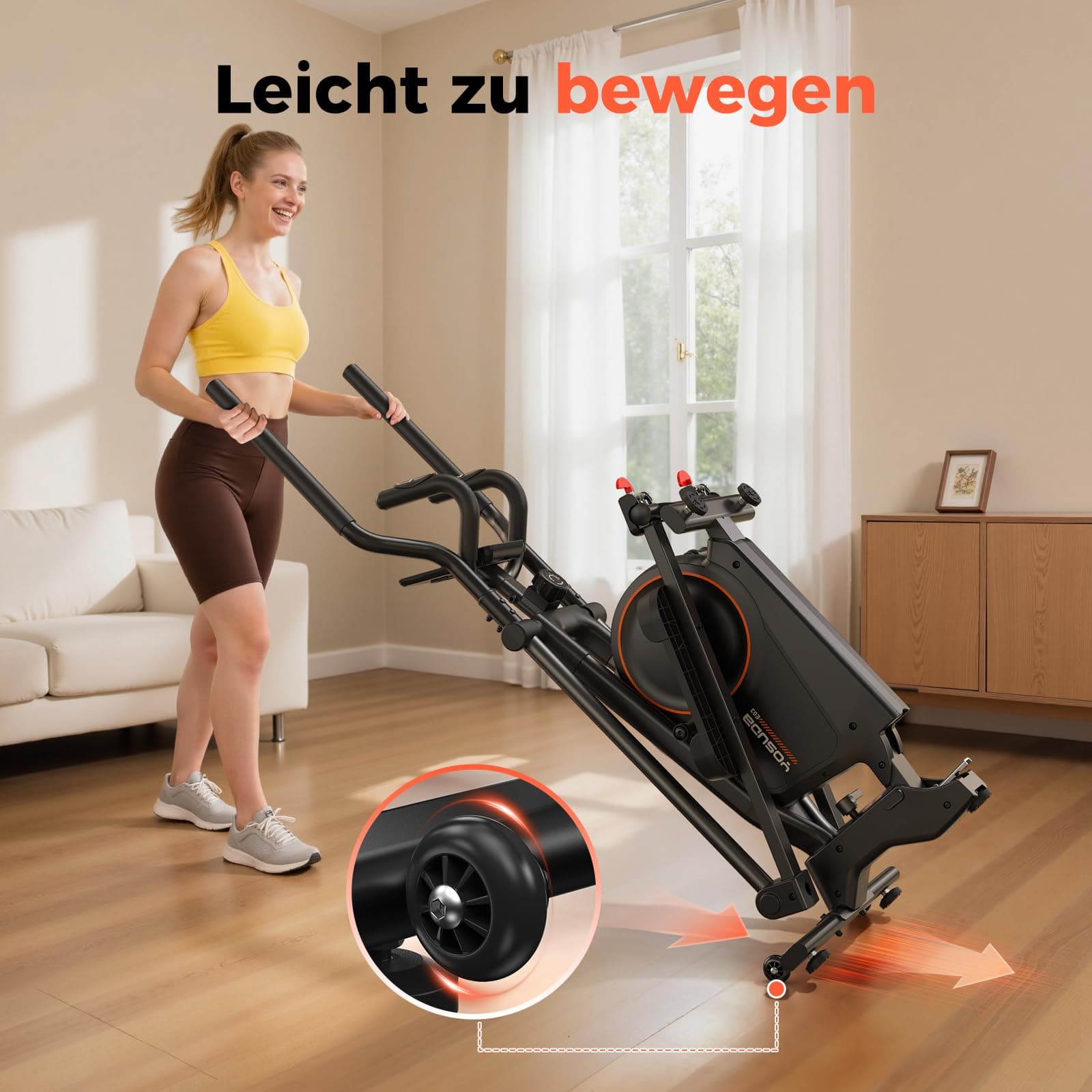 YOSUDA ​​Klappbarer Crosstrainer für Zuhause – Bild 7